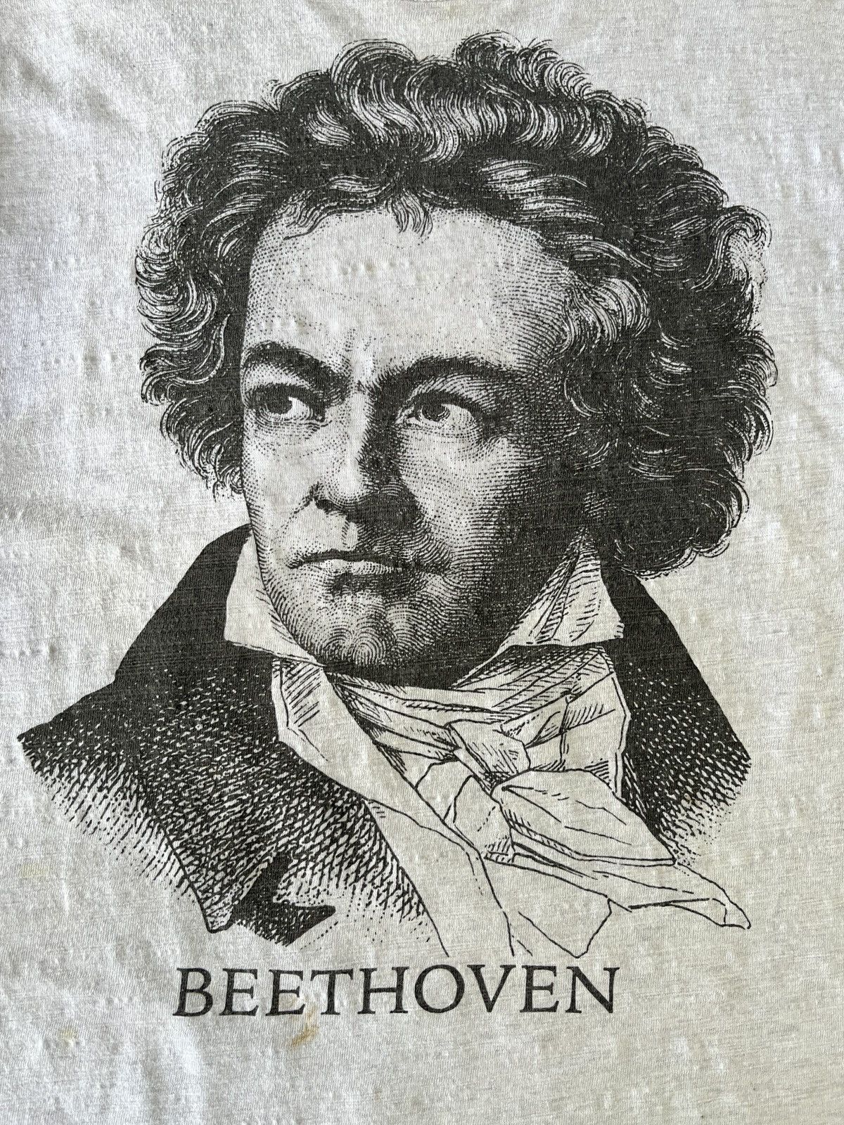 Vintage RARE VINTAGE BEETHOVEN SELF PORTRAIT LOOPWHEEL SHIRT Size US L / EU 52-54 / 3 - 4 Thumbnail