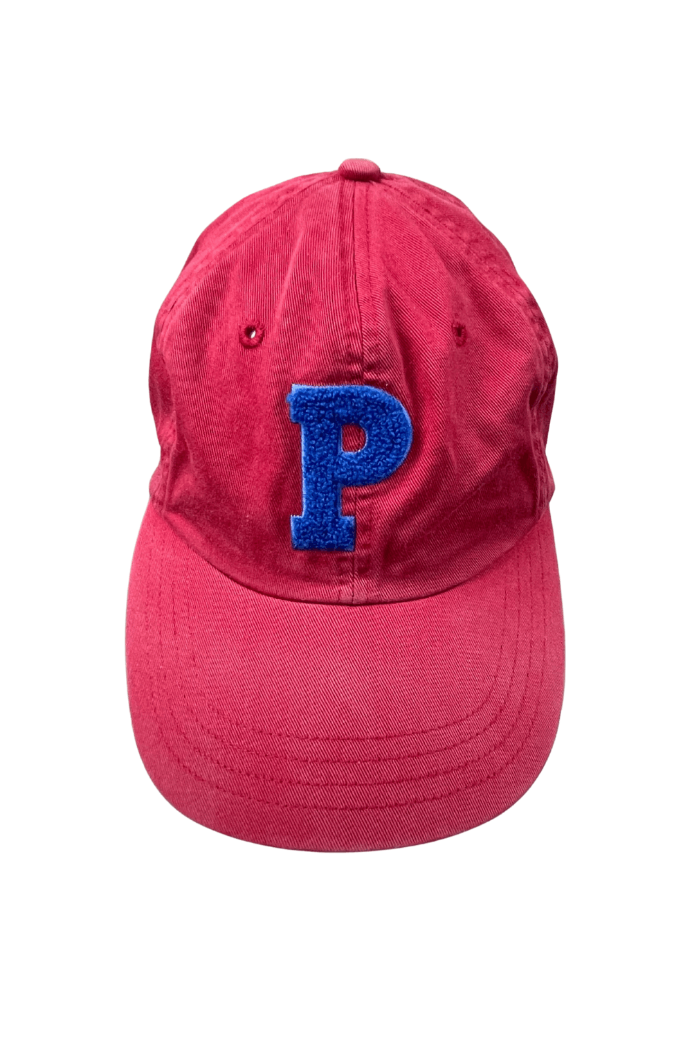 Polo Ralph Lauren 1990s Polo by Ralph Lauren Chenille-P Varsity Cap Size ONE SIZE - 10 Thumbnail