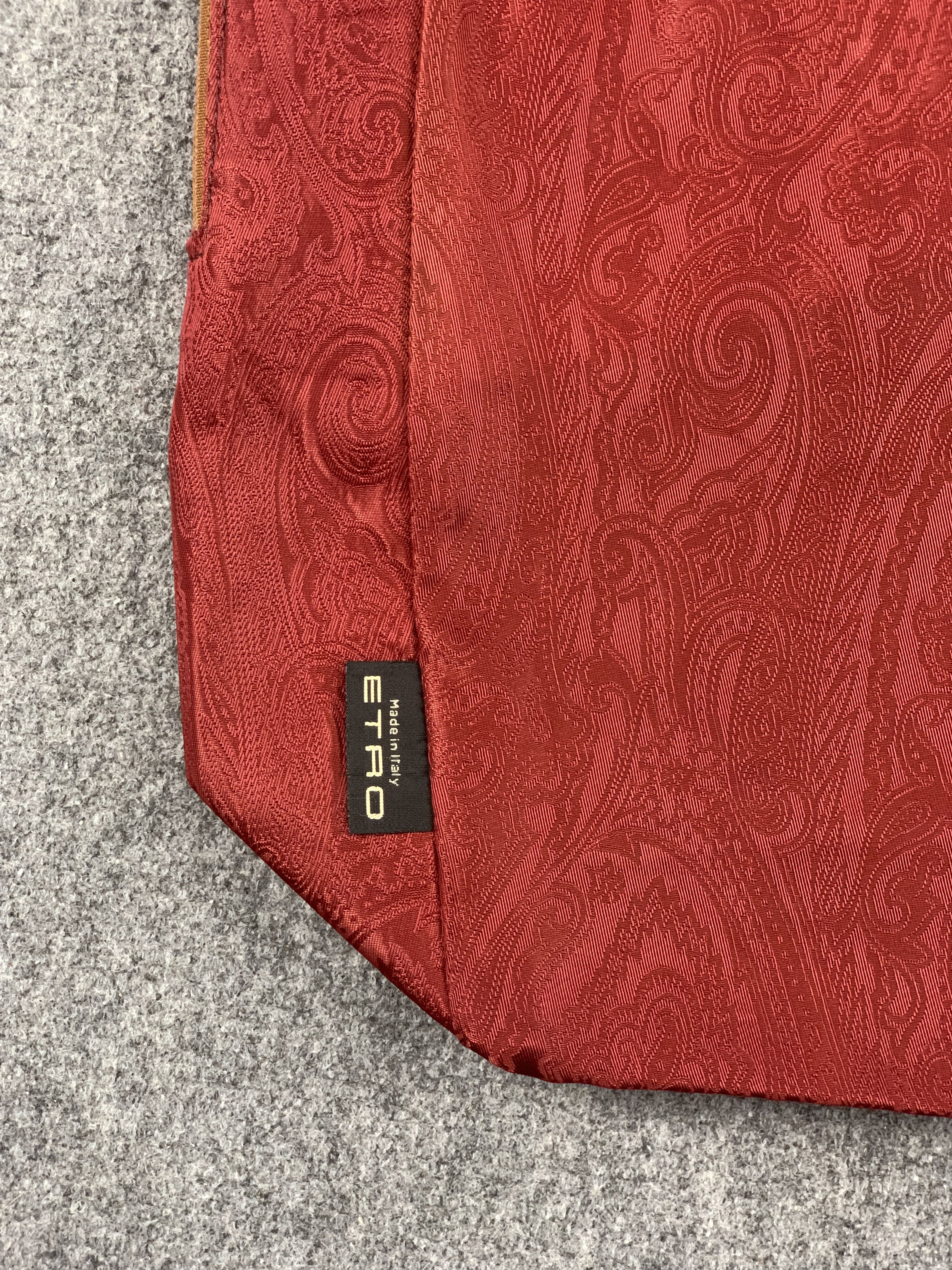 Etro × Vintage Vintage Etro Milano Paisley Bag BG0070 Size ONE SIZE - 5 Thumbnail