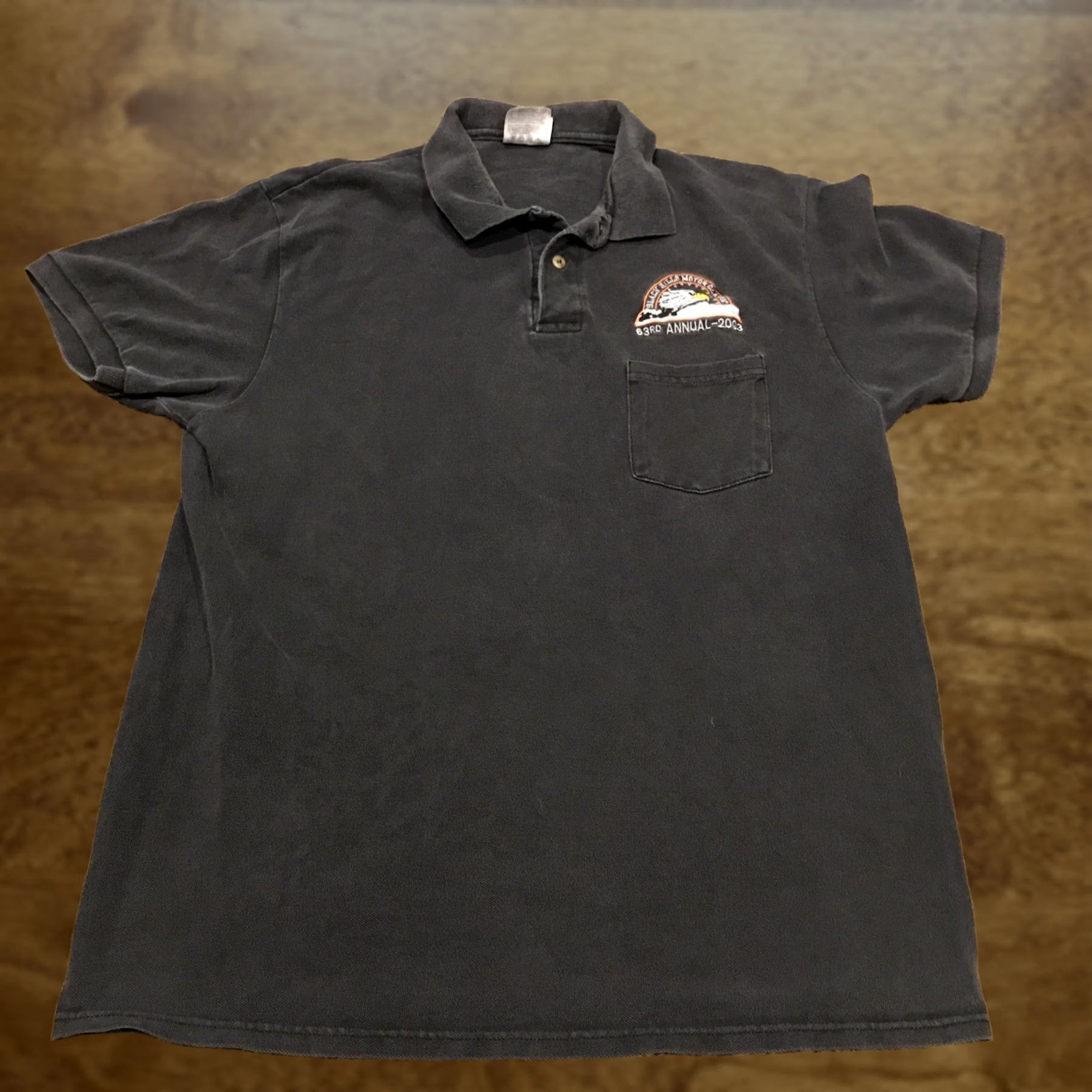 Harley Davidson Harley Davidson Polo Shirt Black L Mens Polo Shirt Short Sleeve Logo California City American Biker Sports 2003 Sturgis SD Vintage: No Size US L / EU 52-54 / 3 - 1 Thumbnail