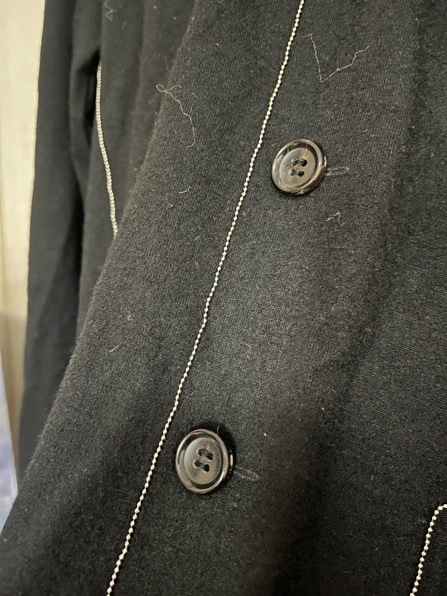 Comme des Garcons CDG Homme Beaded Tailored Pullover Sweater M Unisex Size US M / EU 48-50 / 2 - 3 Thumbnail