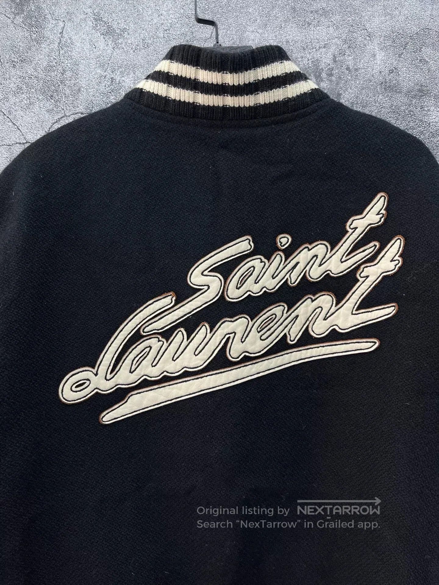 Saint Laurent Paris Saint Laurent Back Letter Embroidery Jacket. Size US M / EU 48-50 / 2 - 6 Thumbnail