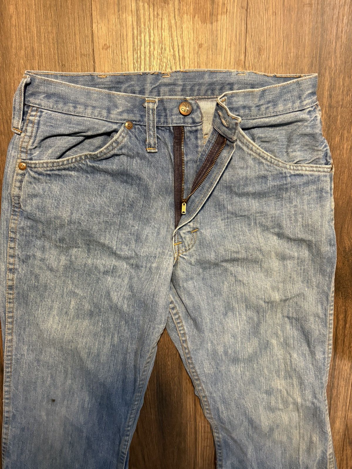 Vintage 🔥Vintage 70s Made In Usa Dee Cee Bell Bottom Pants🔥 Size US 28 / EU 44 - 2 Thumbnail