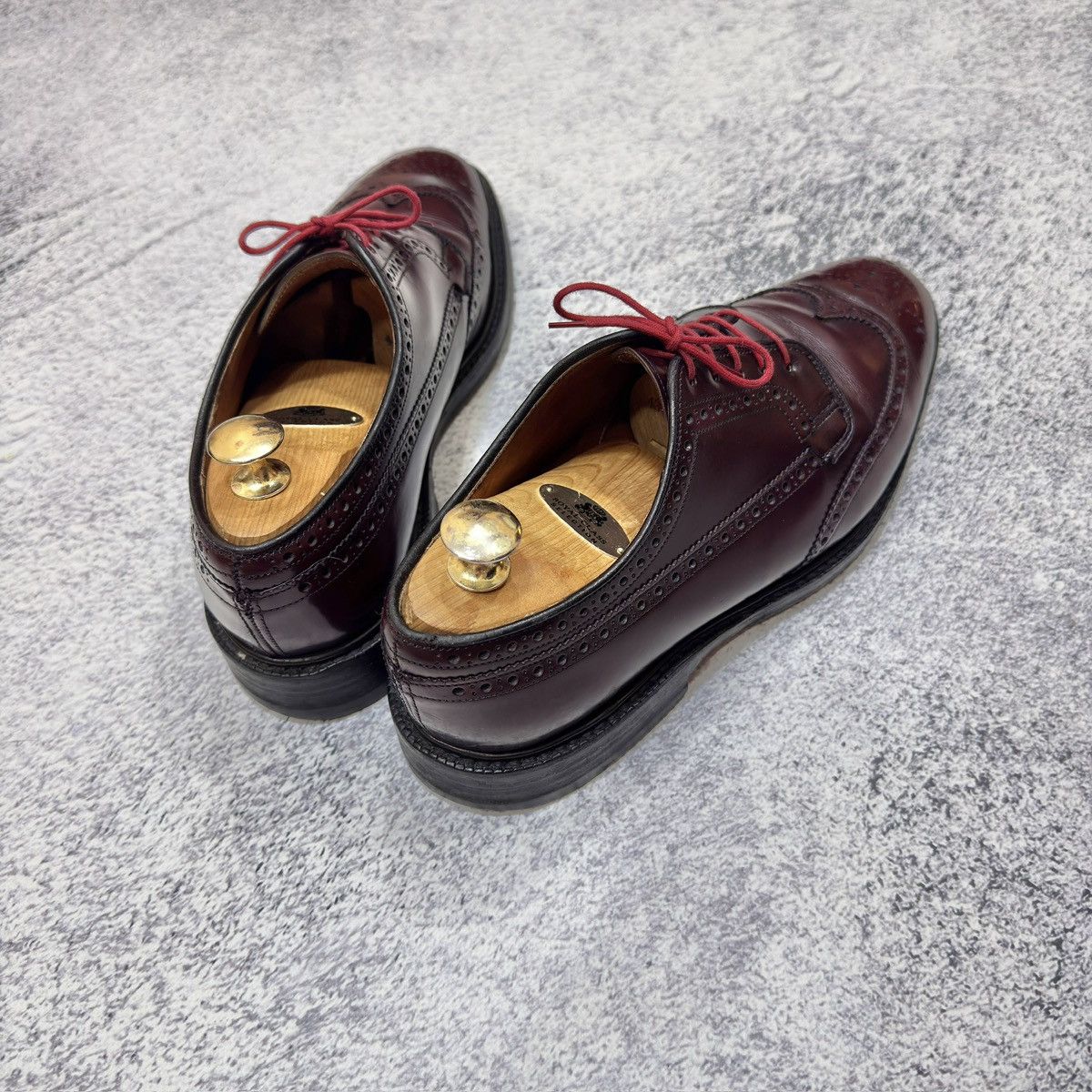 Church's × Handmade Church’s Grafton Wingtip Brogues Burgundy US8.5 UK7.5 Size US 8.5 / EU 41-42 - 10 Thumbnail