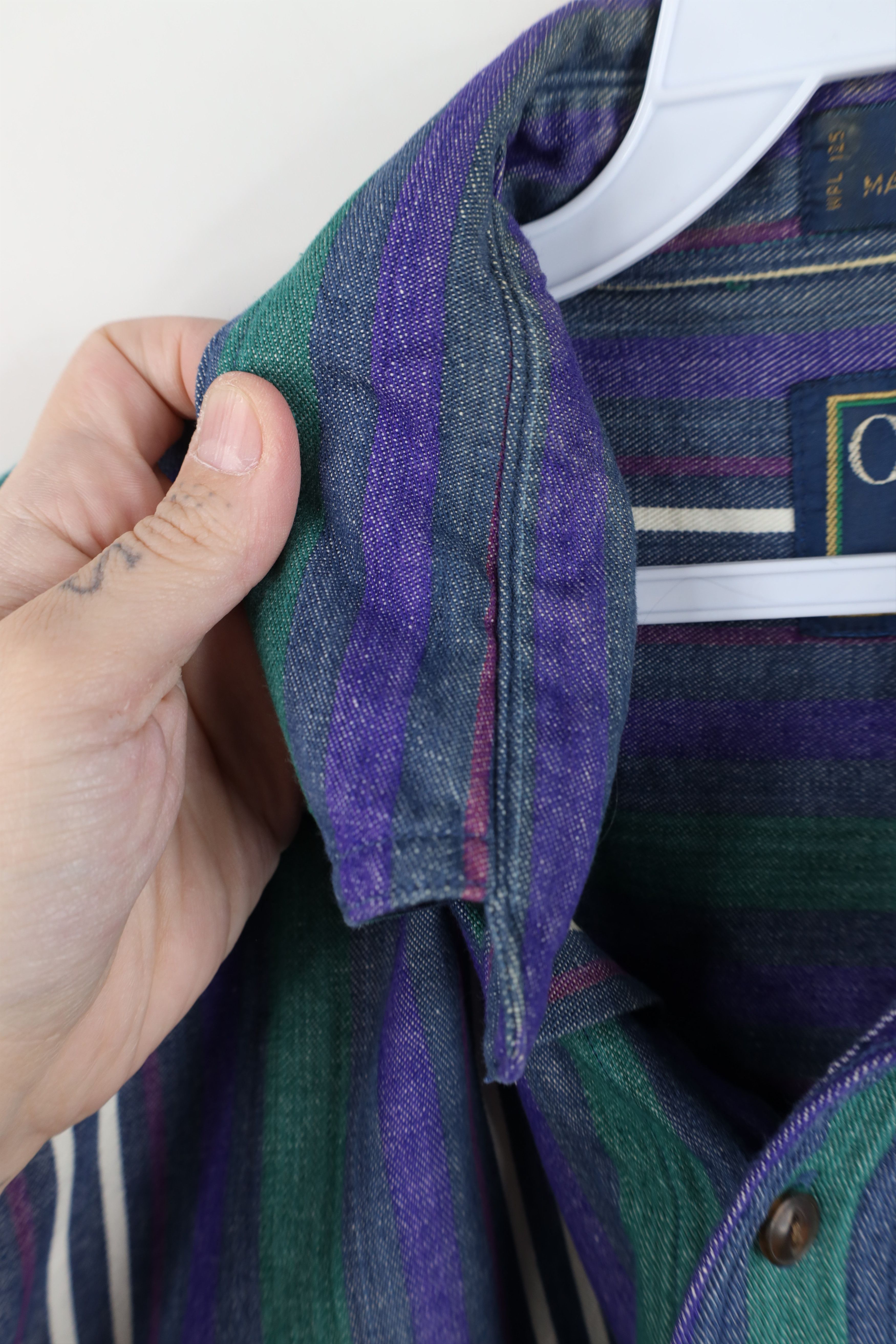 Ralph Lauren Vintage 90s Ralph Lauren Denim Collared Button Down Shirt Size US L / EU 52-54 / 3 - 9 Thumbnail