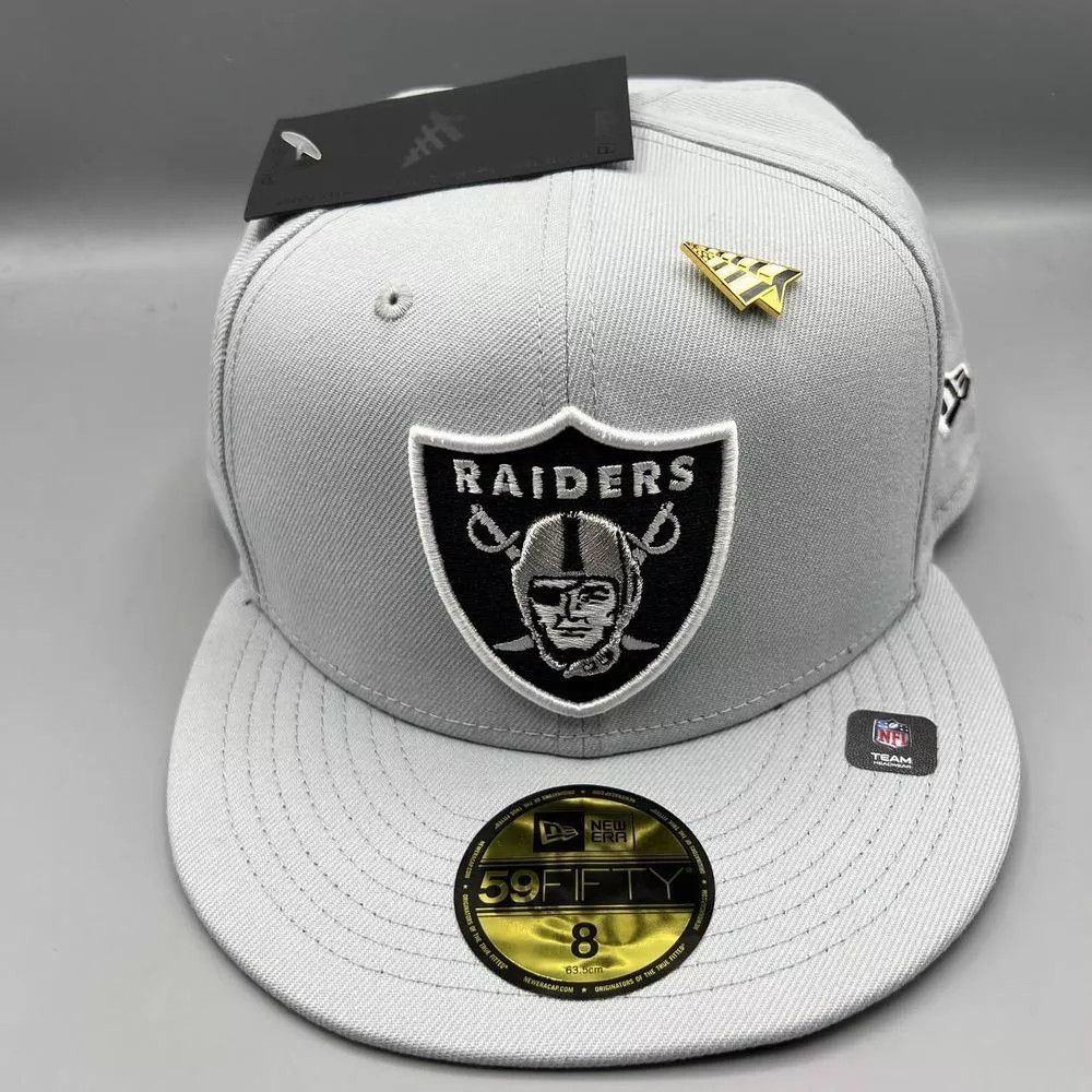 New Era Las Vegas Raiders Paper Planes Roc Nation Hat Men 8 Size ONE SIZE - 1 Thumbnail