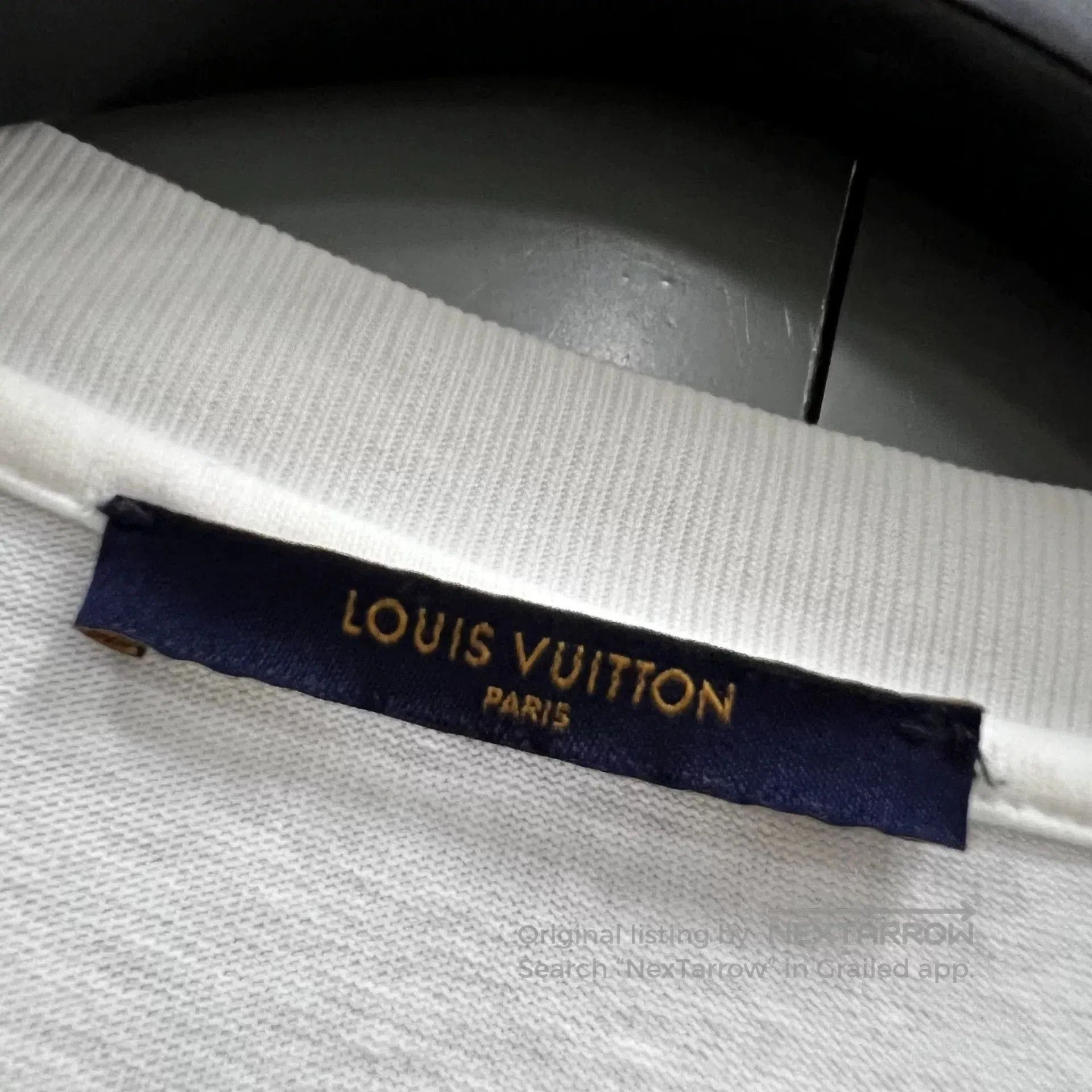 Louis Vuitton Louis Vuitton White Back Label T-Shirt. Size US L / EU 52-54 / 3 - 3 Thumbnail