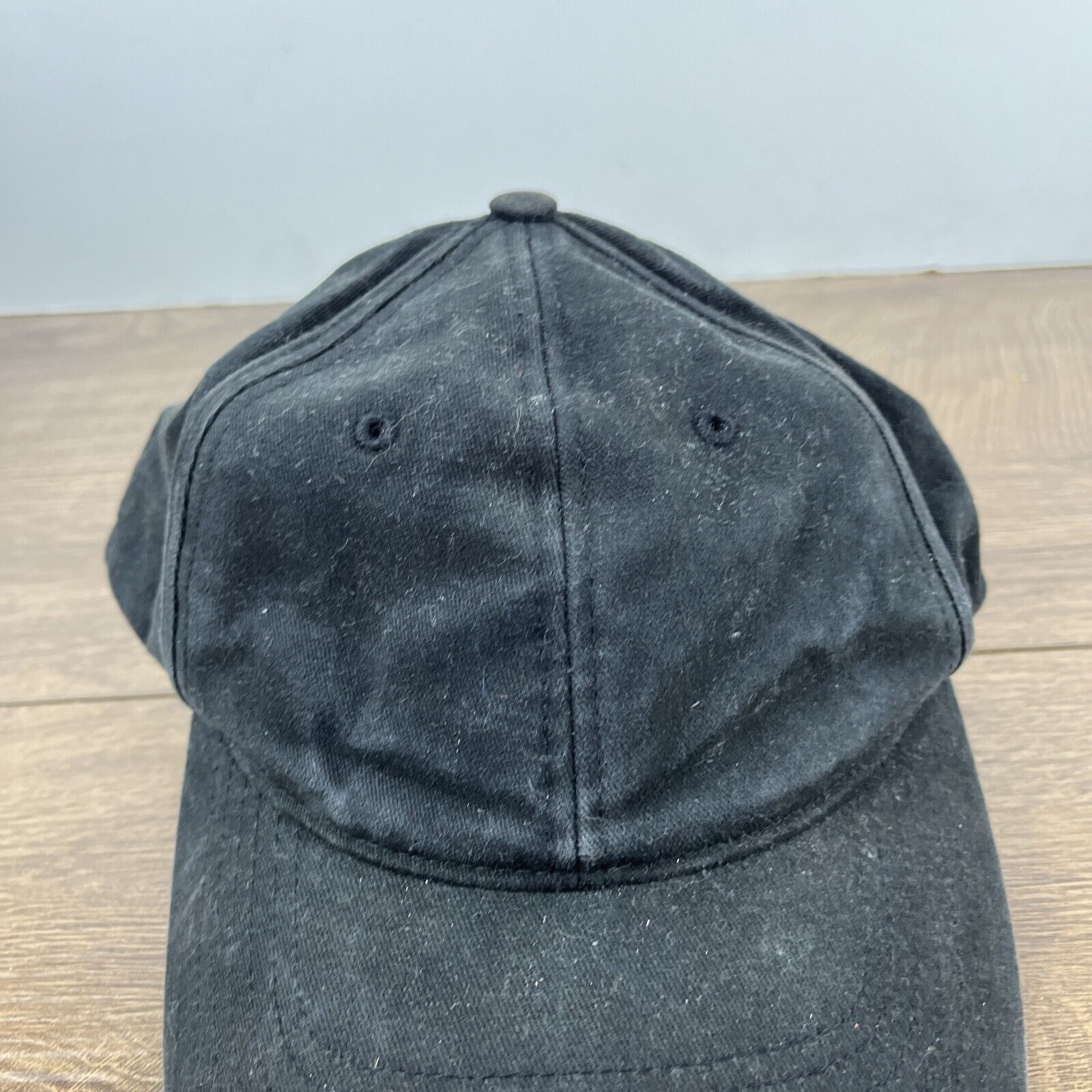 Other Plain Black Hat Adjustable Adult Size Hat Black Cap Size ONE SIZE - 7 Thumbnail