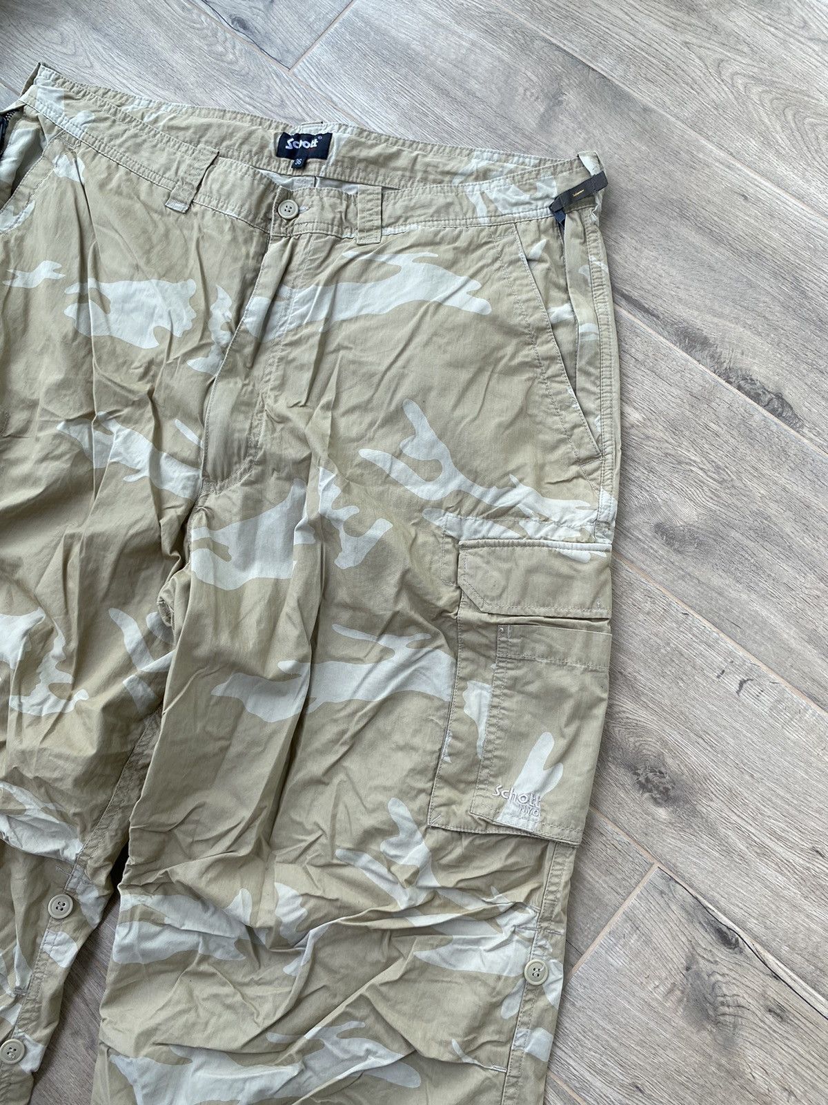 Schott × Vintage Vintage Camo Scott Cargo Pants Size US 36 / EU 52 - 5 Thumbnail