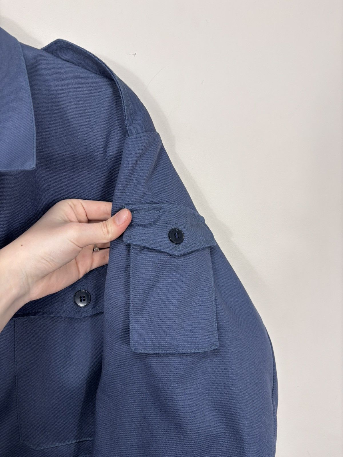 Other Vintage German Workwear Blue Utility Industrial Jacket Coat Size US M / EU 48-50 / 2 - 12 Thumbnail