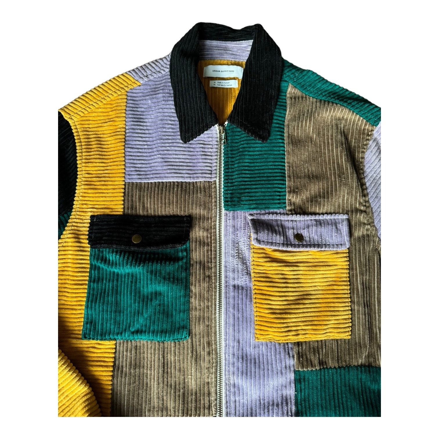 Urban Outfitters Urban outfitters UO Ryder Blocked Corduroy Zip Shirt medium Size US M / EU 48-50 / 2 - 2 Thumbnail