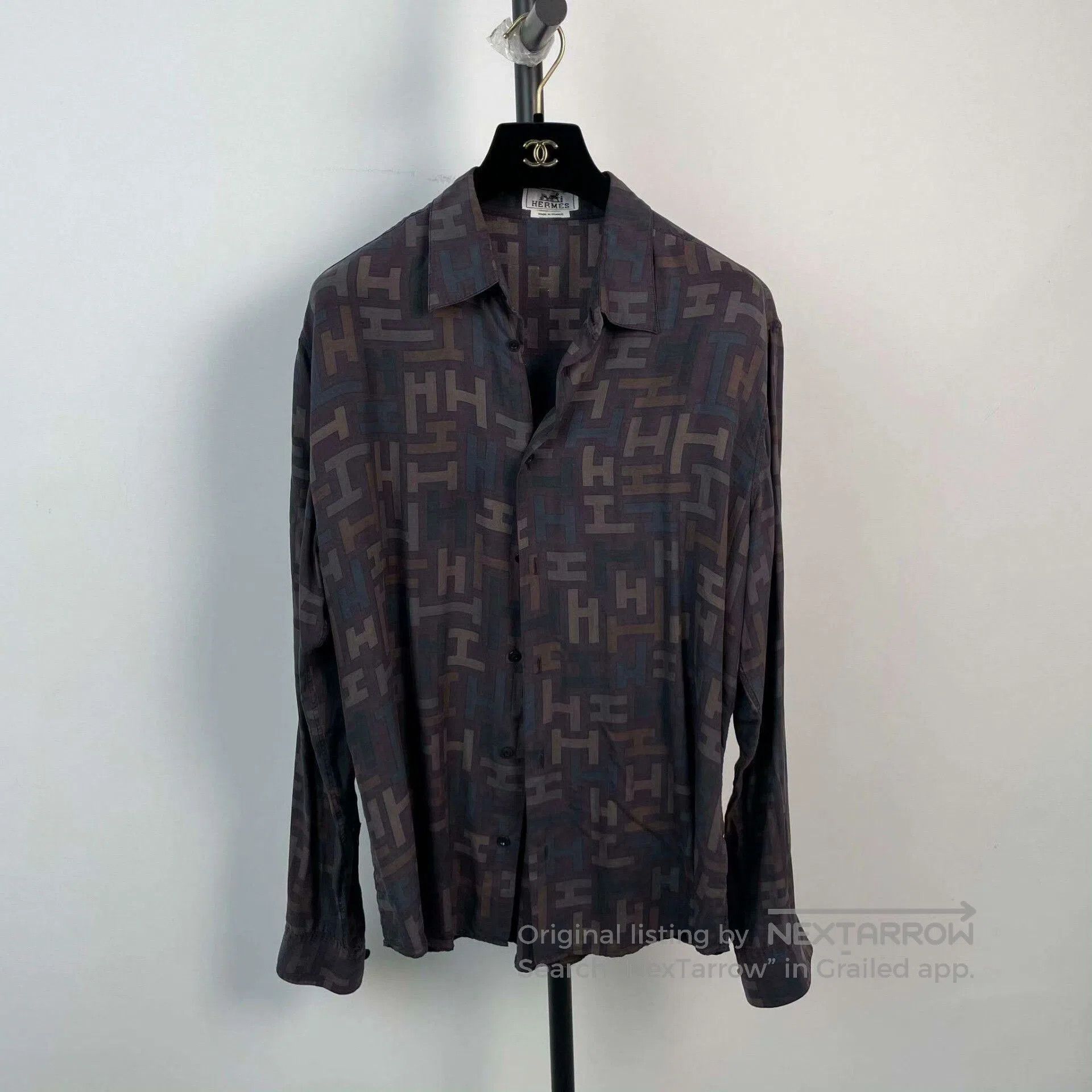 Hermes Hermès Brown Shirt Size 42. Size US XS / EU 42 / 0 - 1 Thumbnail