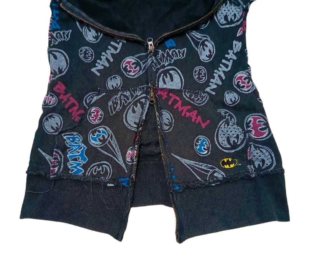 Marvel Comics BATMAN Custom TM & DC Comics (s11) Double Zip Fur Hoodie Size US L / EU 52-54 / 3 - 4 Thumbnail