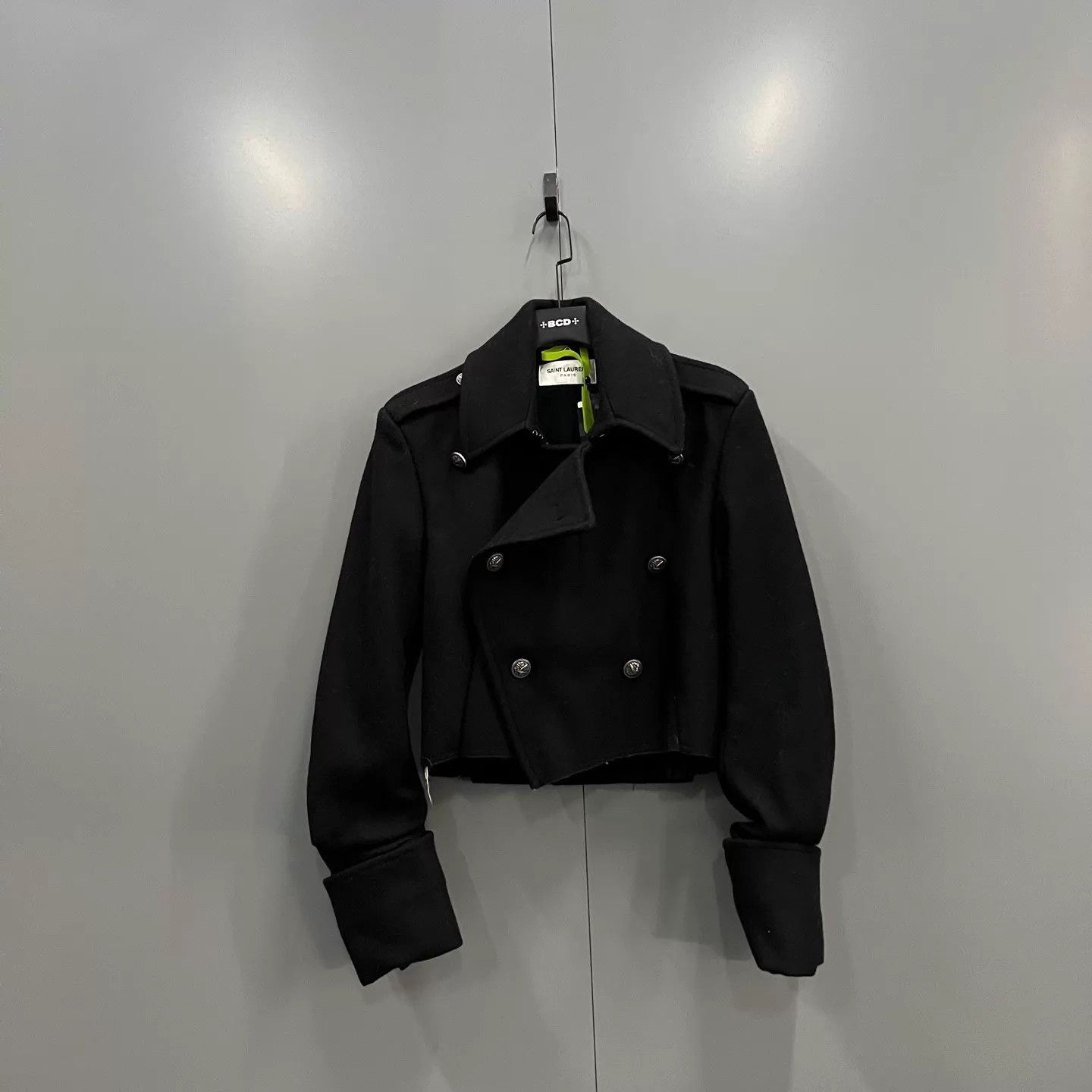 Saint Laurent Paris Saint Laurent Runway Black Short Jacket 36 95 New Size XS / US 0-2 / IT 36-38 - 1 Thumbnail