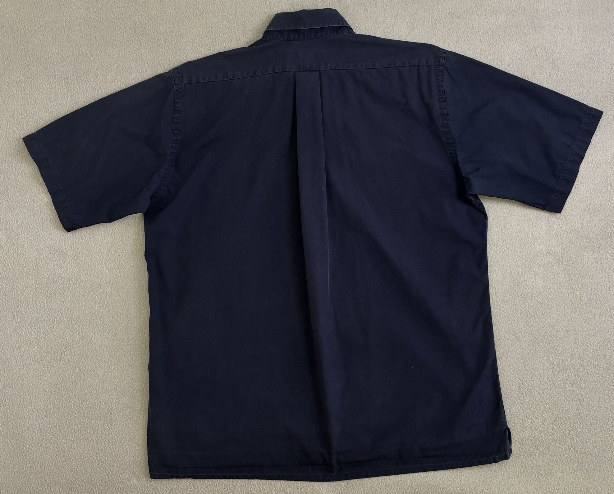 Aquascutum Aquascutum navy short shirt large Size US L / EU 52-54 / 3 - 9 Thumbnail