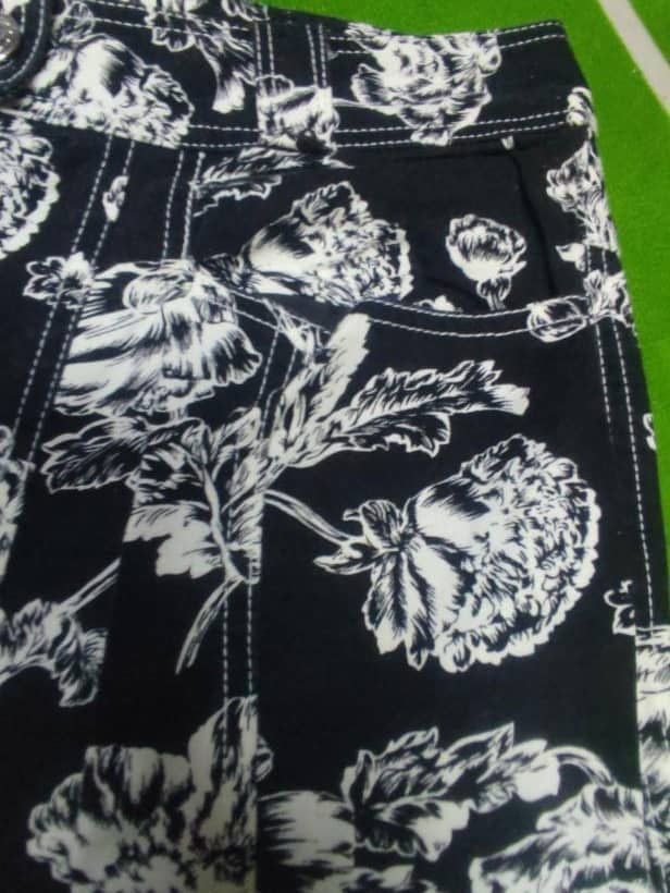 Japanese Brand × The Unbranded Brand UNBRAND DENIM FLARED PANTS FLORAL Size 31" - 6 Thumbnail