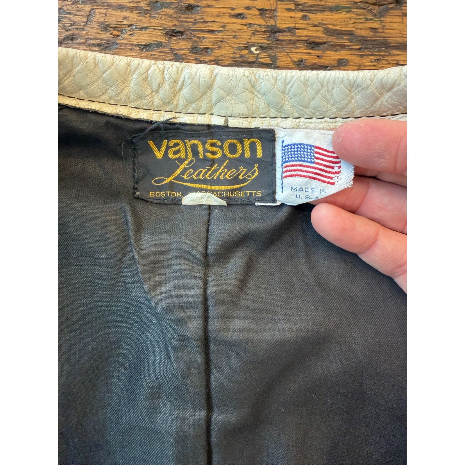 Vanson Leathers Vintage Vanson Leathers Moto Jacket Size US S / EU 44-46 / 1 - 5 Thumbnail