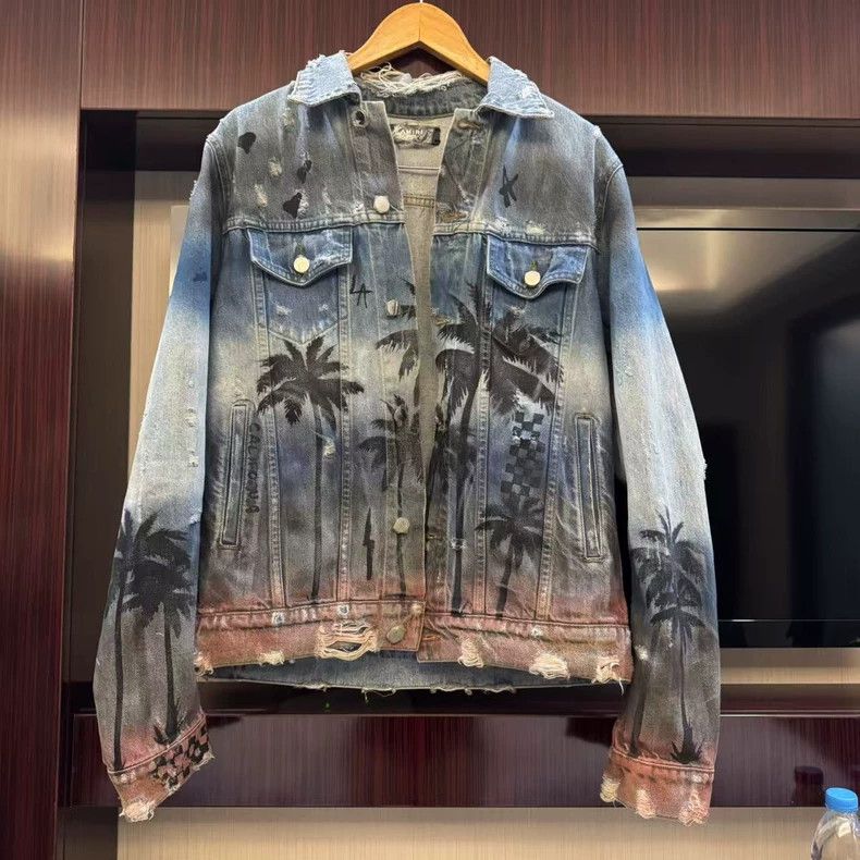 Amiri Amiri 18aw coconut denim jacket 2502-Nextarrow Size US M / EU 48-50 / 2 - 1 Thumbnail
