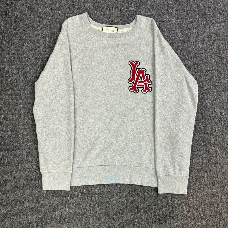 Gucci Gucci MLB Gucci co-branded embroidered logo sweatshirt 2501 Size US L / EU 52-54 / 3 - 1 Thumbnail