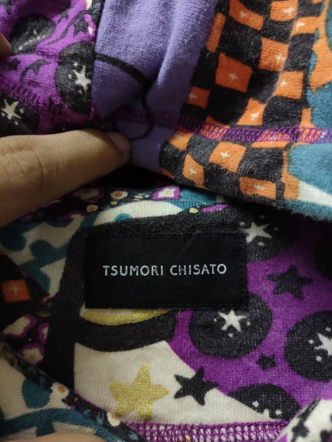 Issey Miyake Vtg 00's Tsumori Chisato Art Work Full Print Hoodie Size US M / EU 48-50 / 2 - 5 Thumbnail