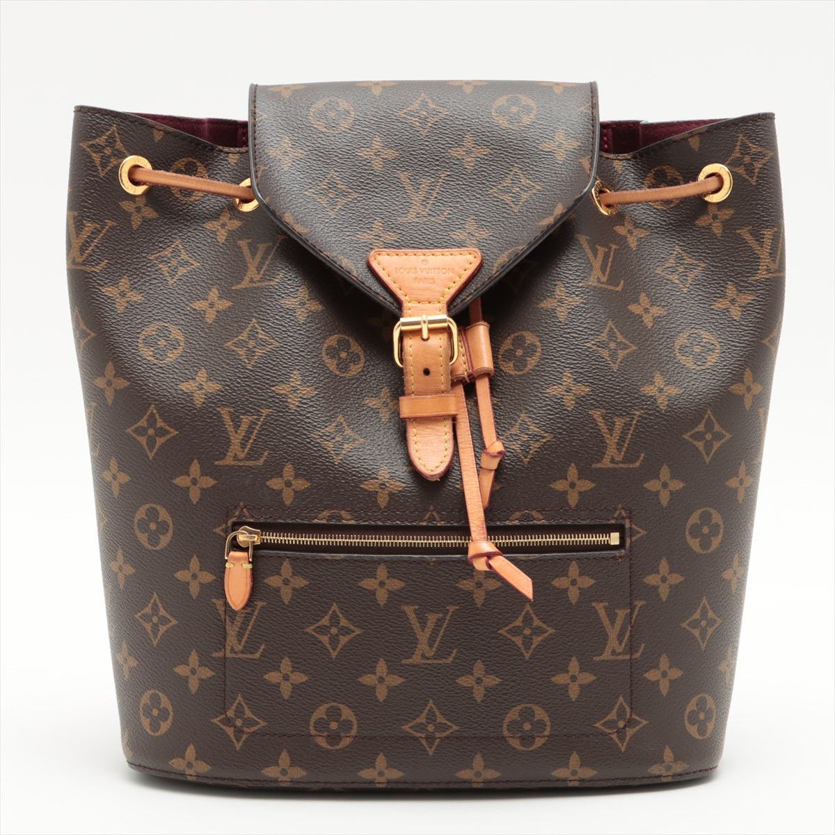 image of Louis Vuitton Monogram Montsouris Canvas Brown, Women's