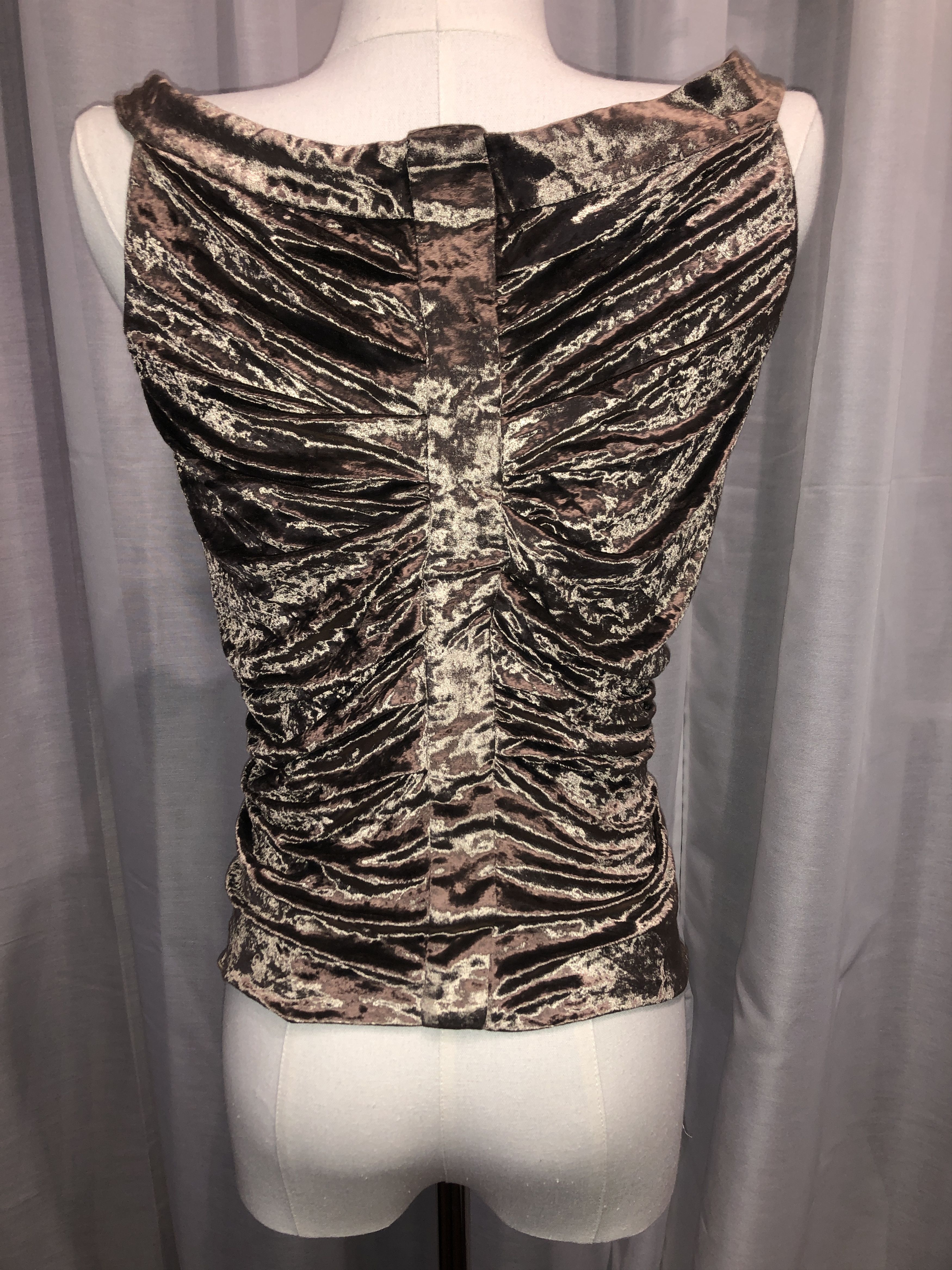 John Galliano Suquined Bronze Top Size M / US 6-8 / IT 42-44 - 14 Thumbnail
