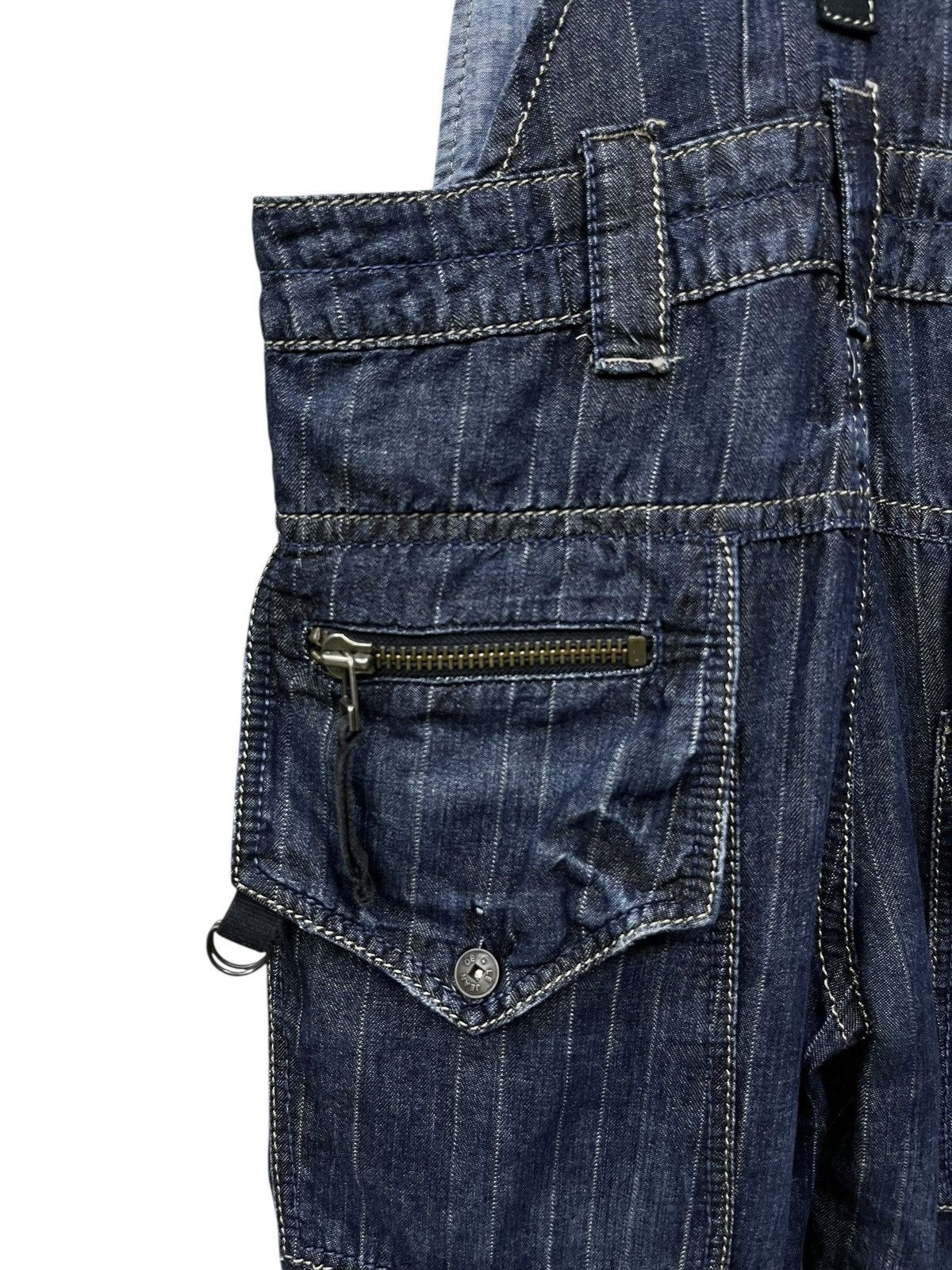Marithe + Francois Girbaud Archive Marithe Francois Girbaud Structured Denim Overall S Size 30" / US 8 / IT 44 - 12 Thumbnail