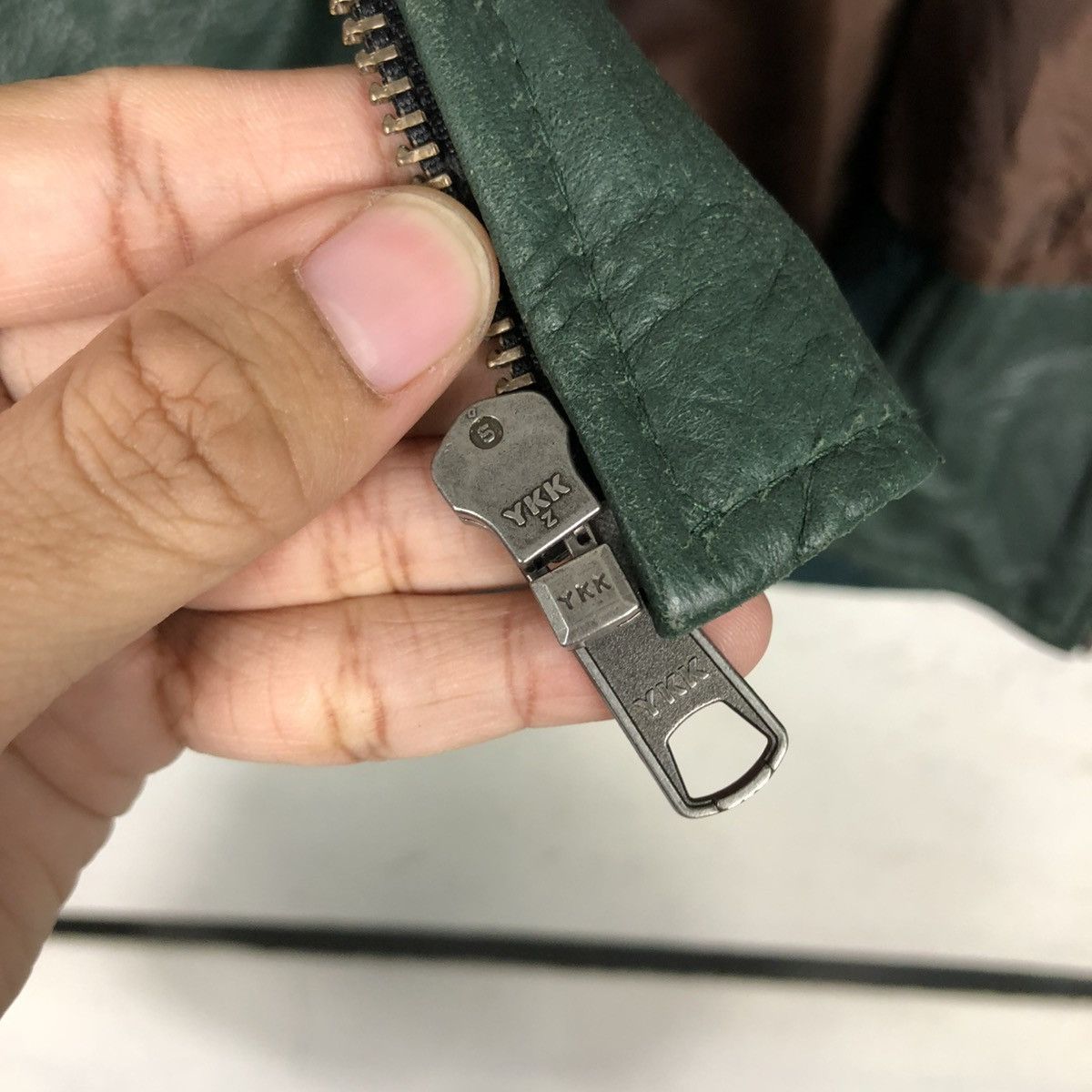 Japanese Brand 🔥UNKNOWN BRAND JAPANESE CROPPED LEATHER JACKET ISSEY MIYAKE Size US S / EU 44-46 / 1 - 21 Thumbnail