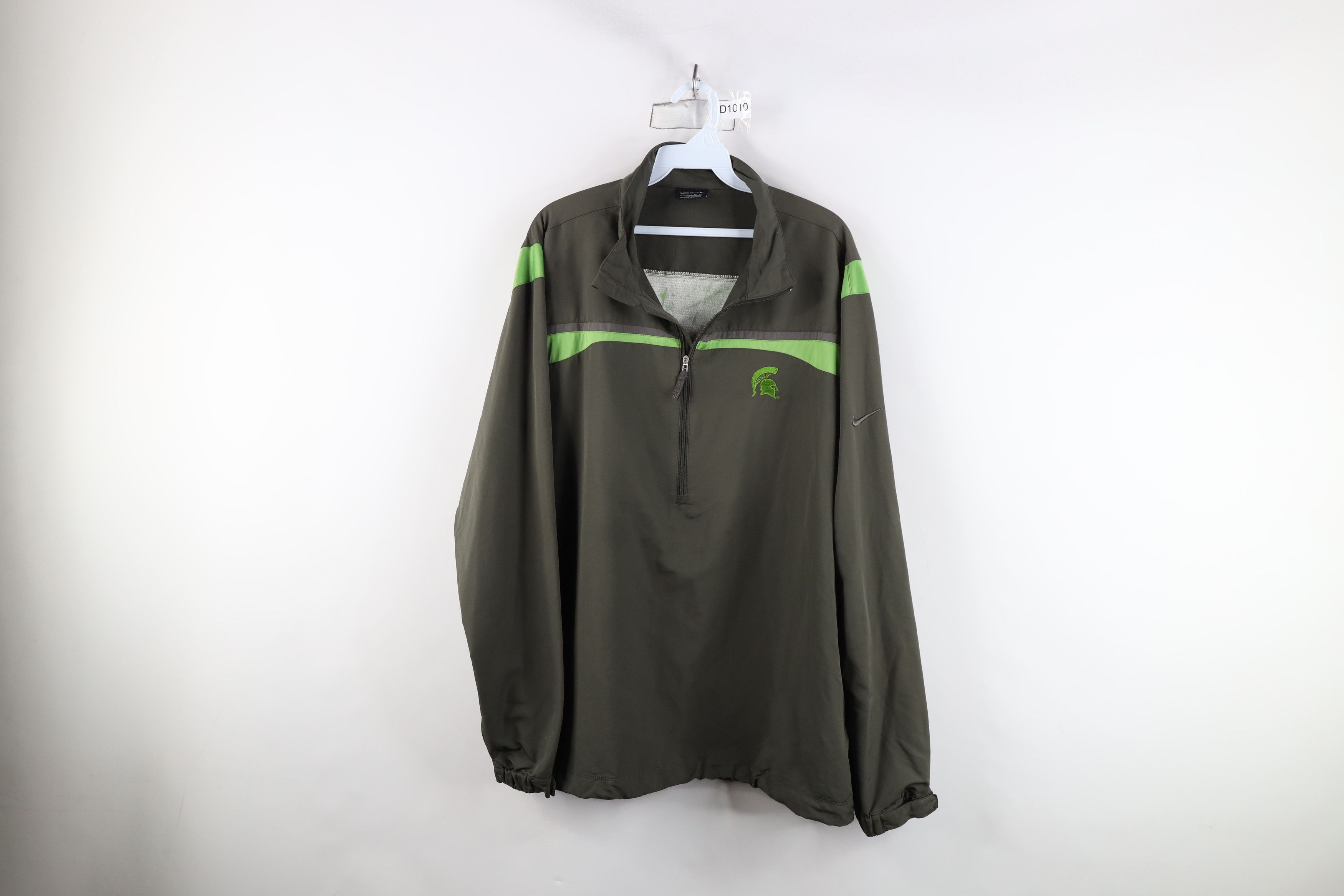 Nike × Vintage Nike Golf Michigan State University Half Zip Pullover Jacket Size US XL / EU 56 / 4 - 1 Thumbnail