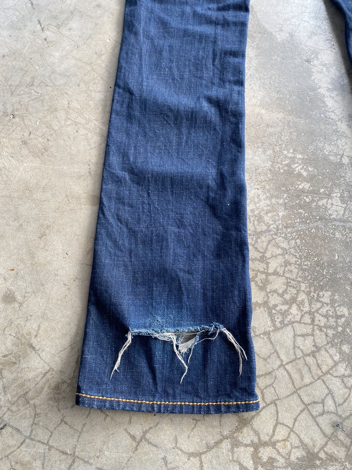 Evisu × Tornado Mart × True Religion Vintage True Religion Low Rise Slim Jeans @119 Size US 31 - 3 Thumbnail