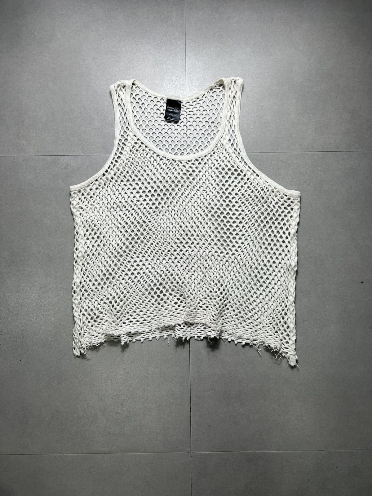 Number (N)ine Number (N)ine - S/S '04 "Dream Baby Dream" Fishnet Tank Size US M / EU 48-50 / 2 - 2 Thumbnail
