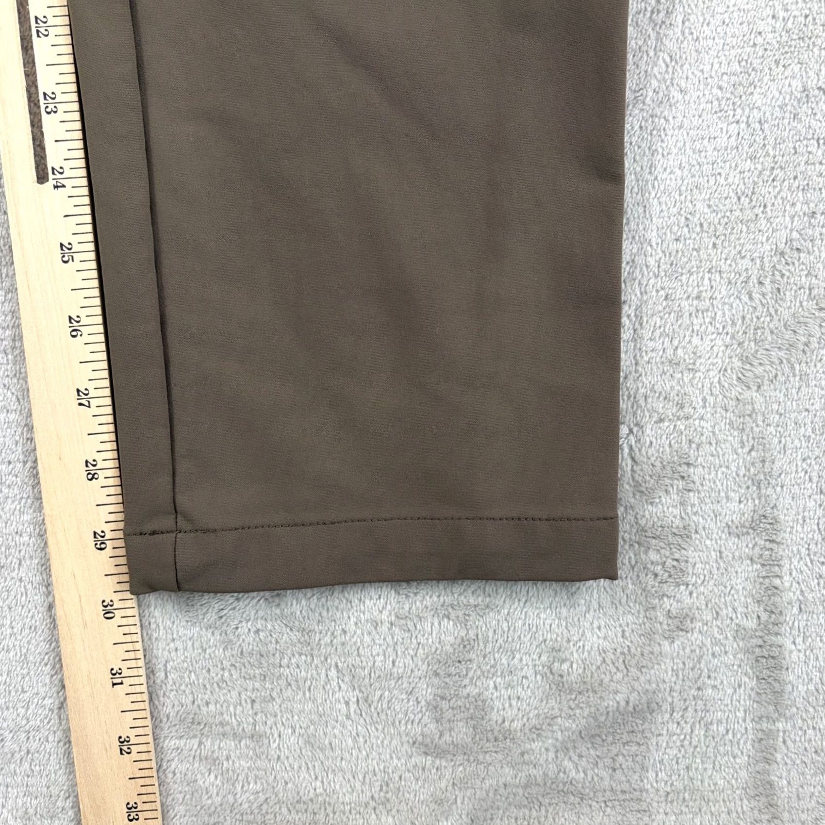 Vintage BYLT Pants Mens L Dark Taupe Premium Basics Active Cargo Men Tech Nylon Size US 33 - 7 Thumbnail