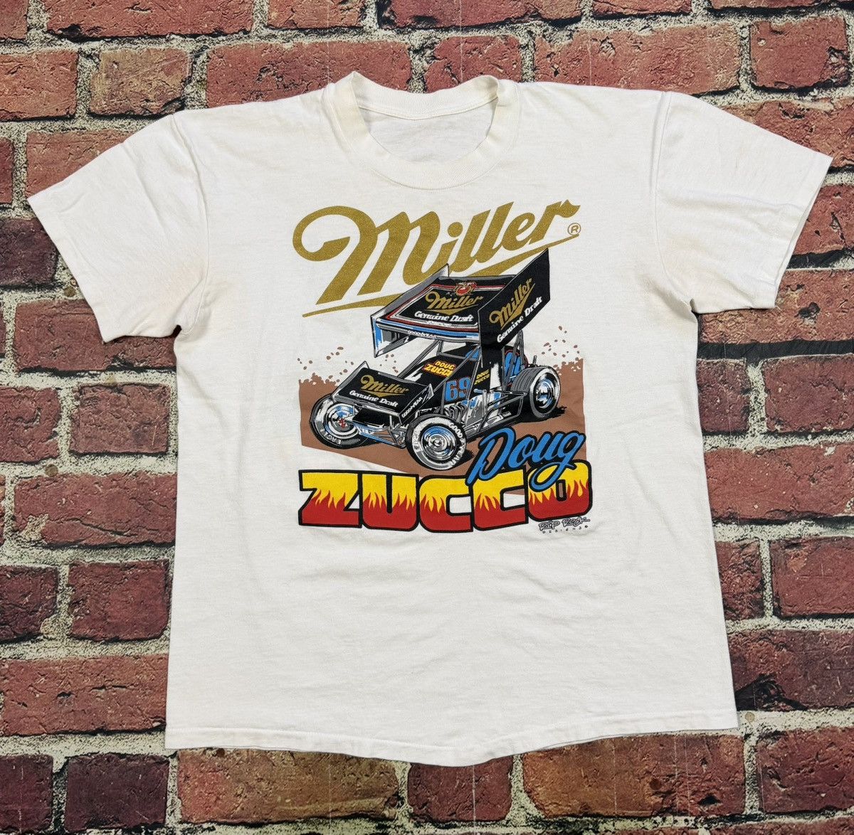 Other Vintage Sprint Car Racing Miller MGD Beer Doug Zucco T-Shirt Size US L / EU 52-54 / 3 - 1 Thumbnail
