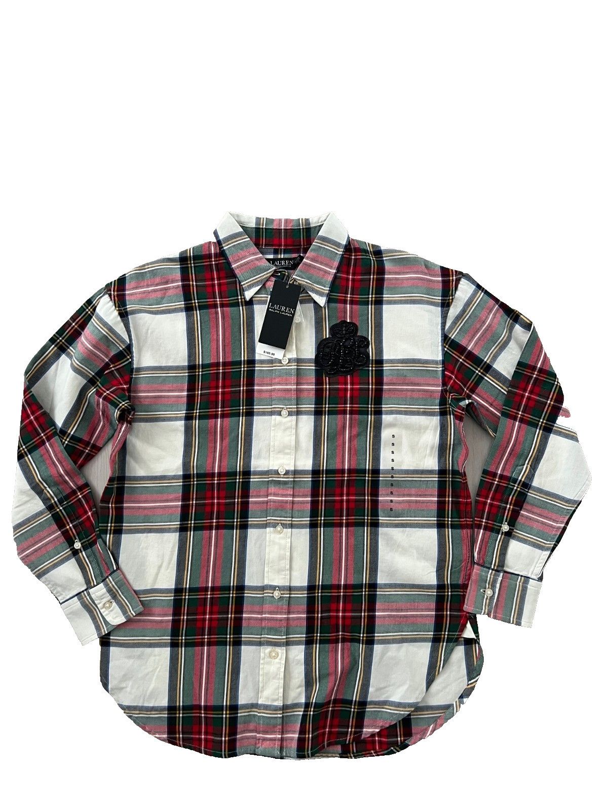 Polo Ralph Lauren Lauren Ralph Lauren Bullion Plaid Twill Shirt in Red ( S ) Size S / US 4 / IT 40 - 6 Thumbnail
