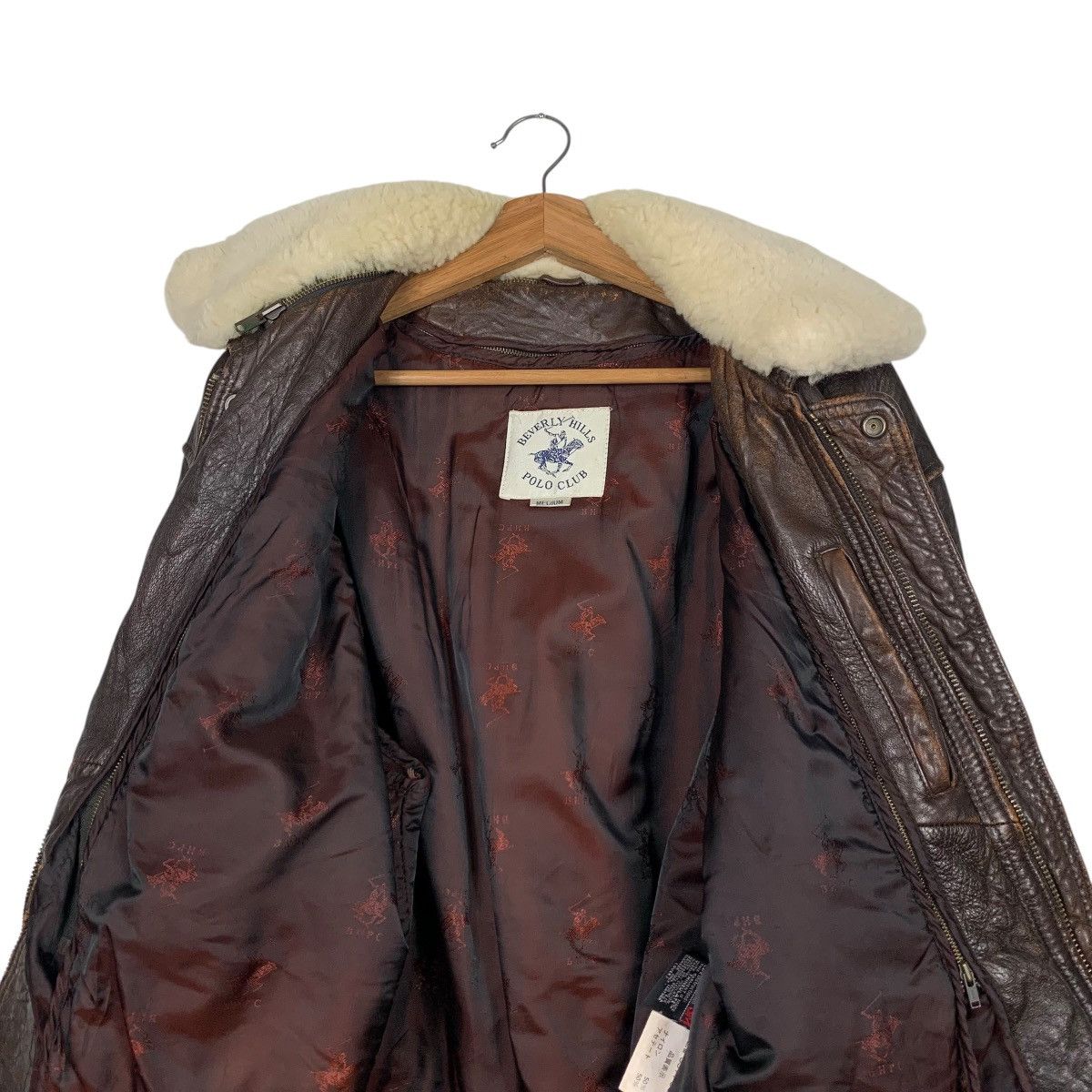 Beverly Hills Polo Club Vintage BEVERLY HILLS POLO CLUB A2 Leather Jacket #2354-C105 Size US M / EU 48-50 / 2 - 12 Thumbnail