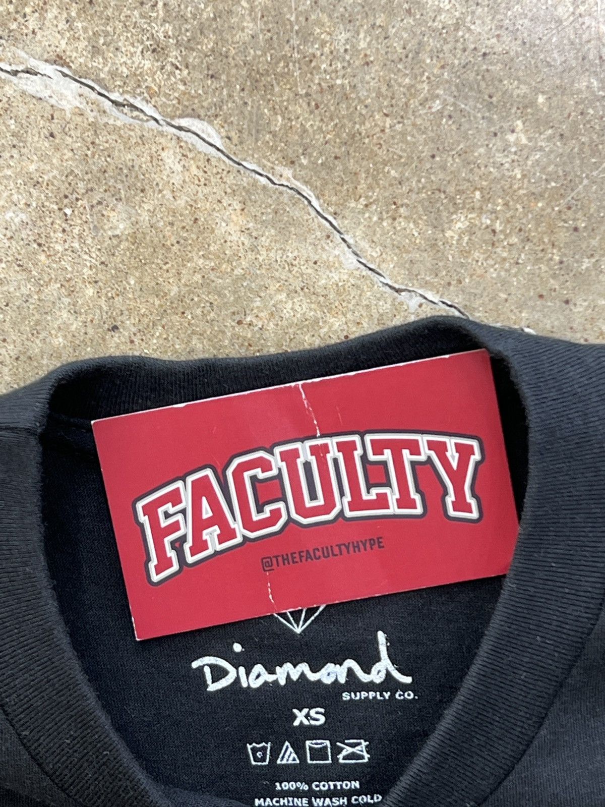 Diamond Supply Co. Diamond Supply OG Script BF Tee Black XS Size XS / US 0-2 / IT 36-38 - 3 Thumbnail