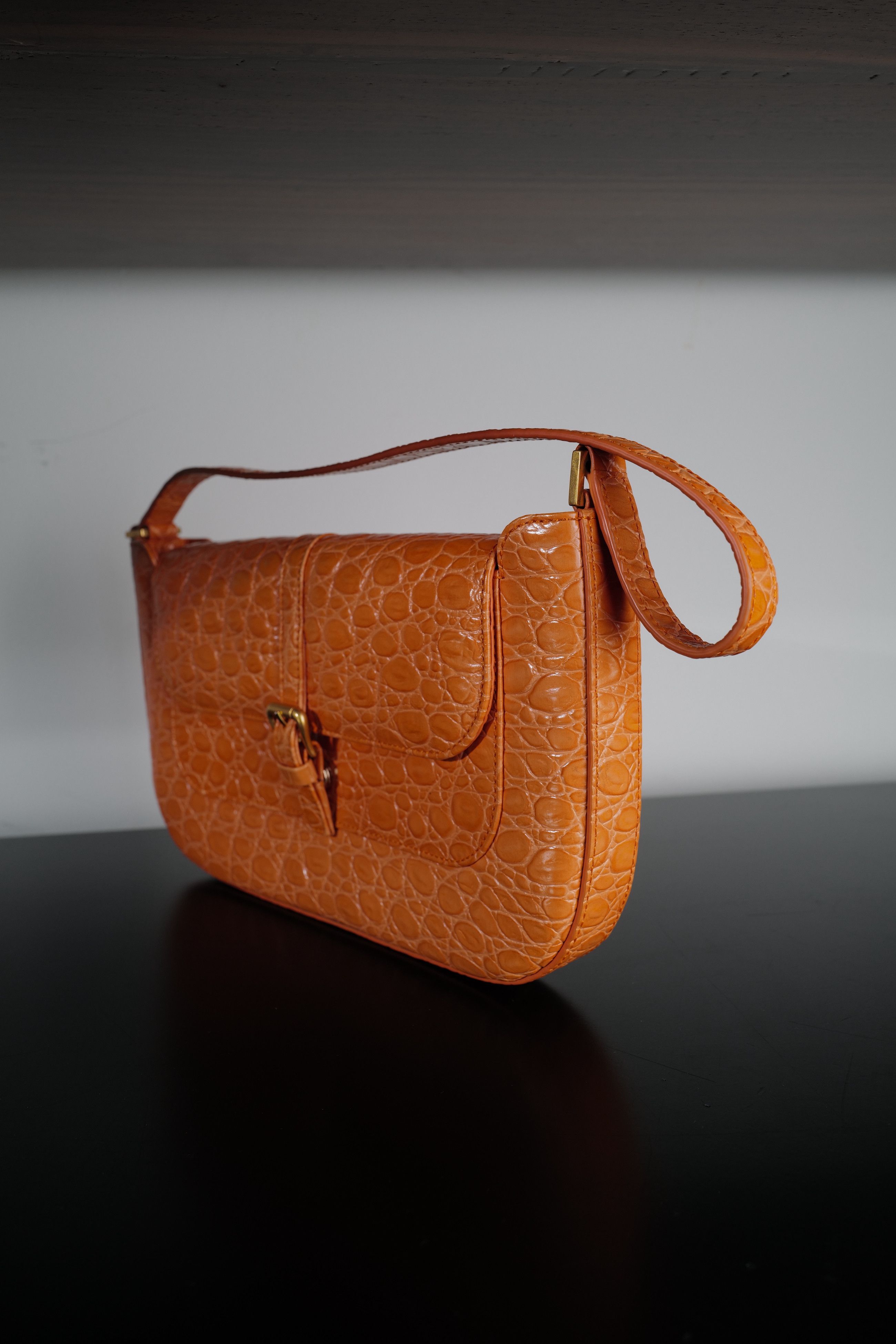 By Far BY FAR MIRANDA PAPAYA CROCO Size ONE SIZE - 6 Thumbnail