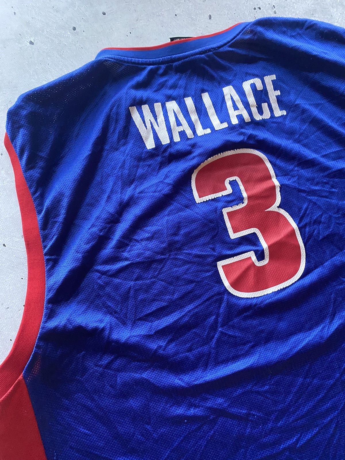NBA × Reebok × Vintage Vintage Detroit Pistons Ben Wallace Reebok Basketball Jersey Size US XXL / EU 58 / 5 - 9 Thumbnail