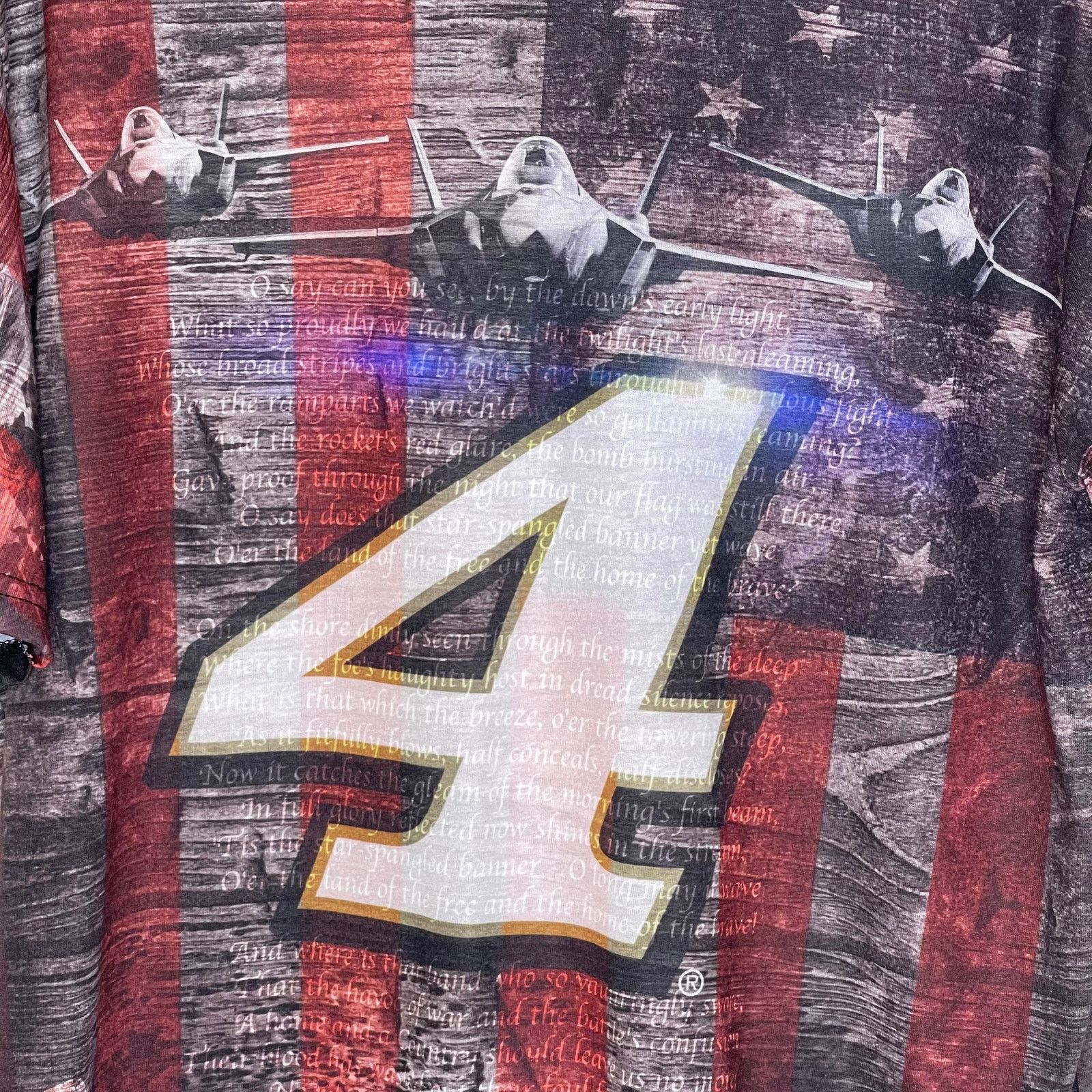 NASCAR Stewart-Haas Racing Short Sleeve American Shirt, #4, Large Size US L / EU 52-54 / 3 - 4 Thumbnail