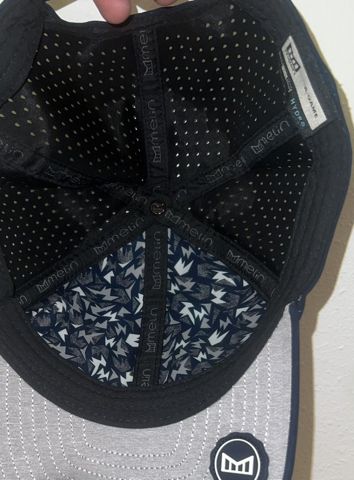 melin Melin A-Game Hydro Navy Blue Snapback Hat Cap 58cm Size ONE SIZE - 4 Thumbnail
