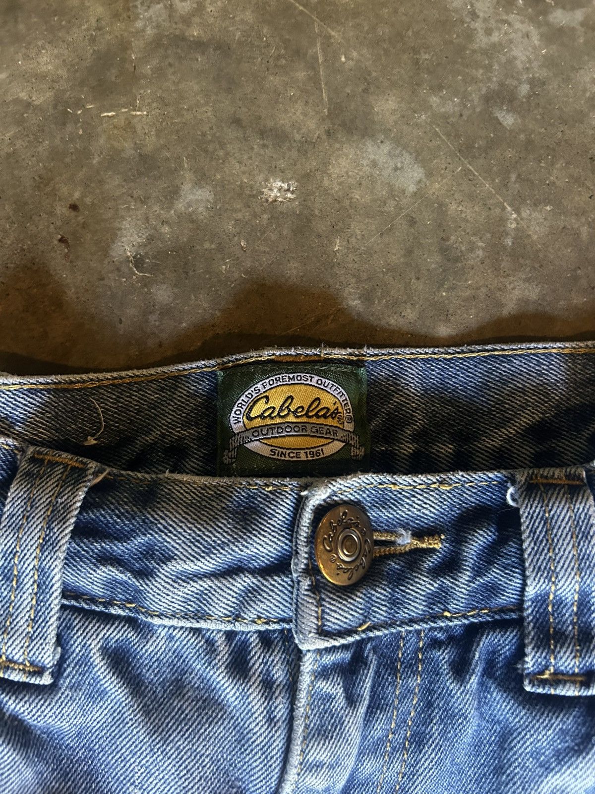 Cabelas × Vintage Vintage Cabelas Jeans Size US 33 - 3 Thumbnail