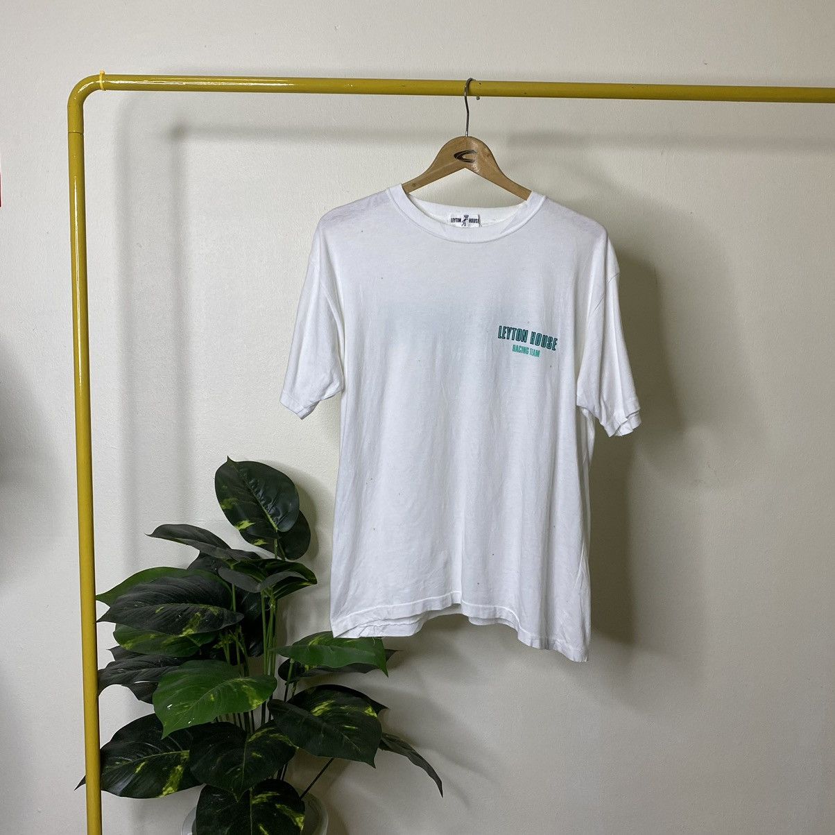 Japanese Brand × Vintage Vintage 1990s Leyton House Racing Team Tee Size US M / EU 48-50 / 2 - 5 Thumbnail