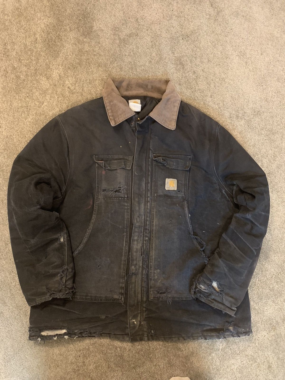 Carhartt × Vintage Vintage Carhartt Core Jacket Black Size US XL / EU 56 / 4 - 1 Thumbnail
