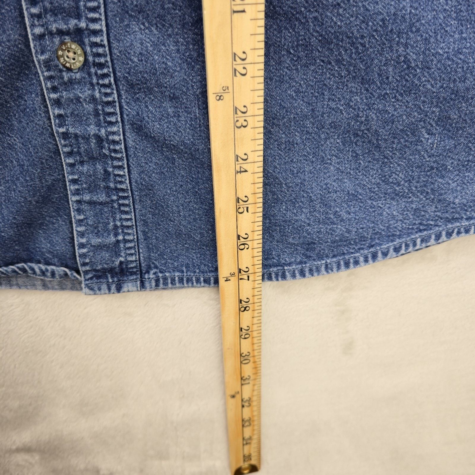 Other Laughlin Nevada Motorcycle Rally Denim Shirt Med 2006 Y2K Size US M / EU 48-50 / 2 - 11 Thumbnail