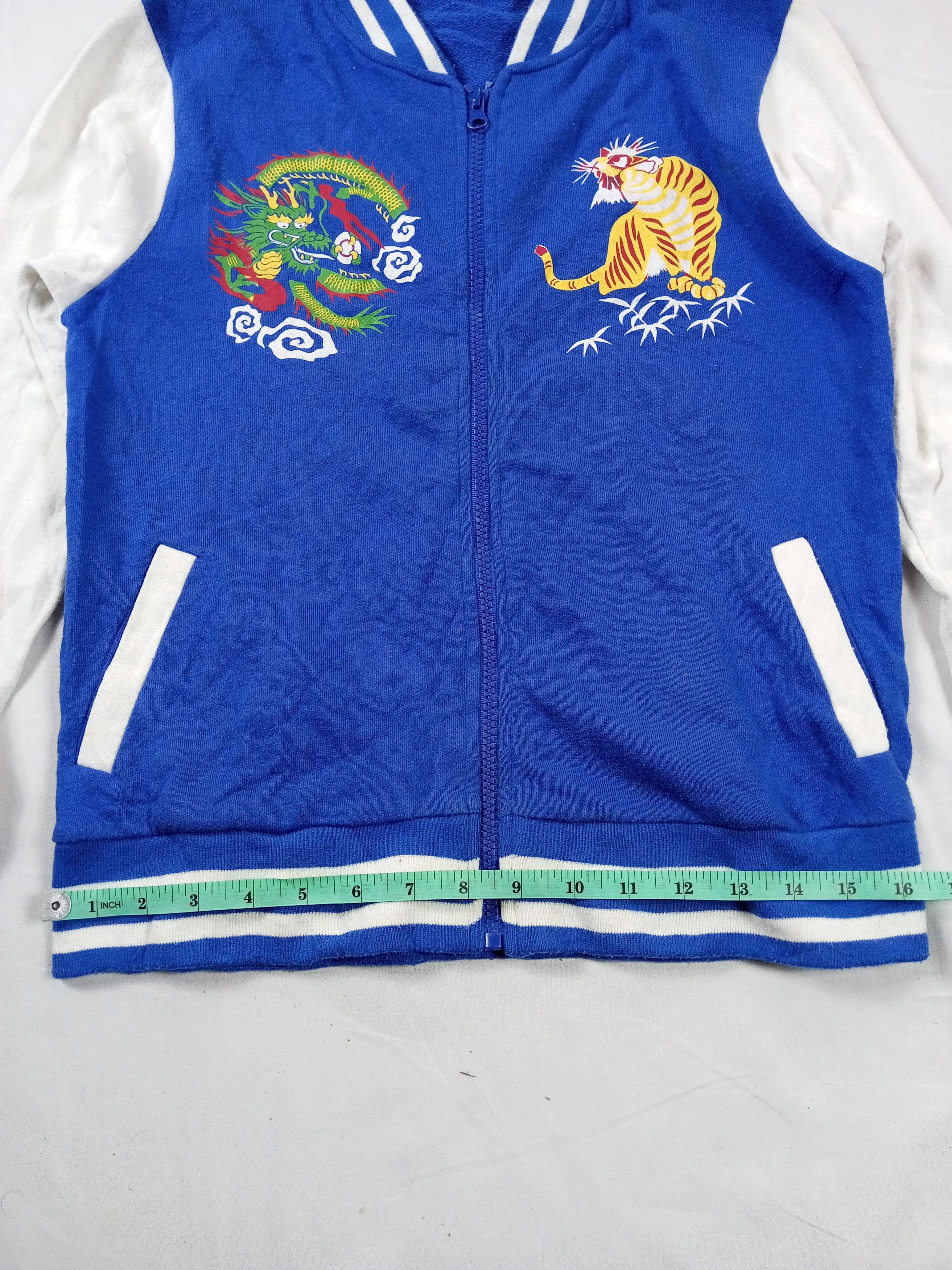 Japanese Brand 🎌Japanese Traditional Style Fujin Raijin Sukajan Jacket Size US S / EU 44-46 / 1 - 11 Thumbnail