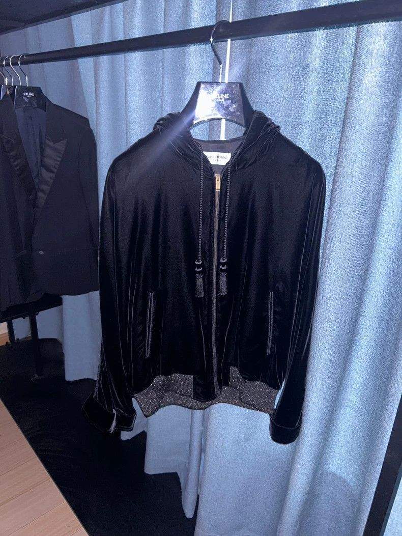 Saint Laurent Paris Saint Laurent Paris Velvet jacket with tassel pendant-2506 Size US S / EU 44-46 / 1 - 1 Thumbnail