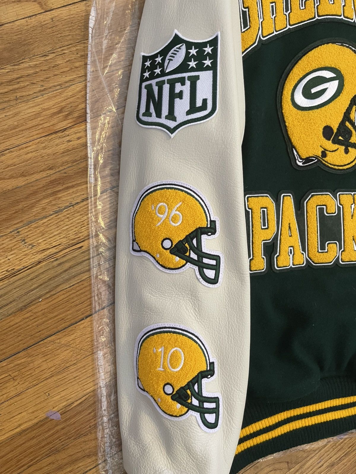 NFL × October's Very Own OVO x NFL Green Bay Packers Varsity Jacket Size US L / EU 52-54 / 3 - 8 Thumbnail