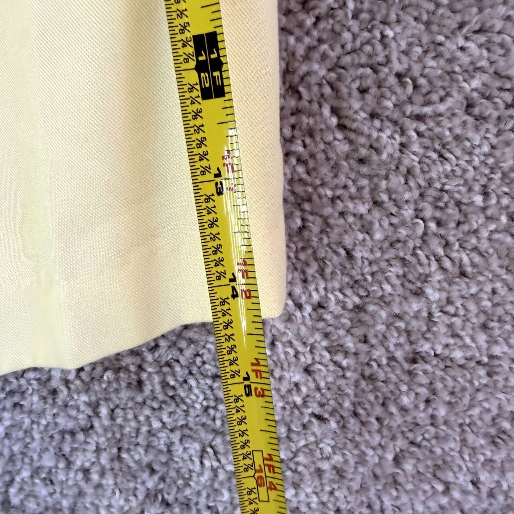 Vintage Vintage Trax Chino Shorts Mens 36 Yellow Poly Cotton Flat Front 4" Inseam Summer Size US 36 / EU 52 - 5 Thumbnail