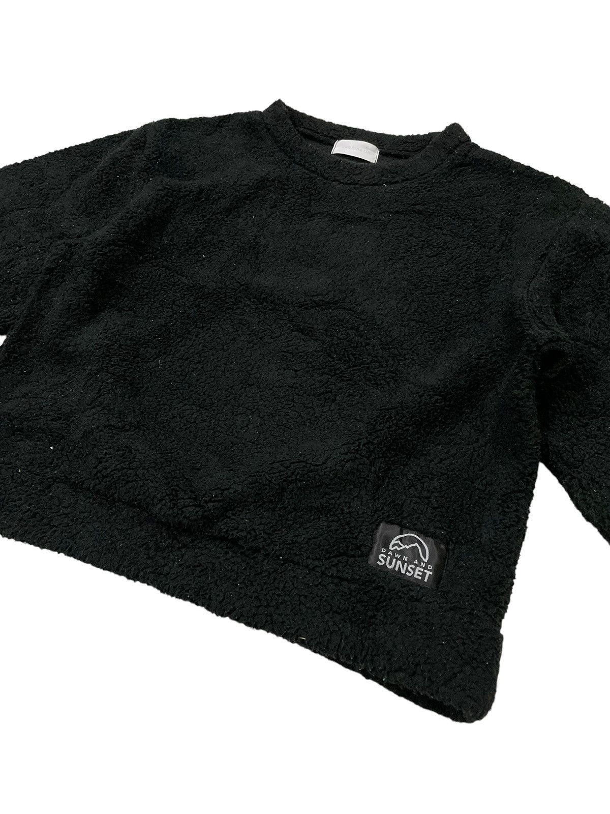 Beauty Beast Dawn And Sunset GAMUT Cropped Faux Fleece Winter Pull Over Size L / US 10 / IT 46 - 3 Thumbnail