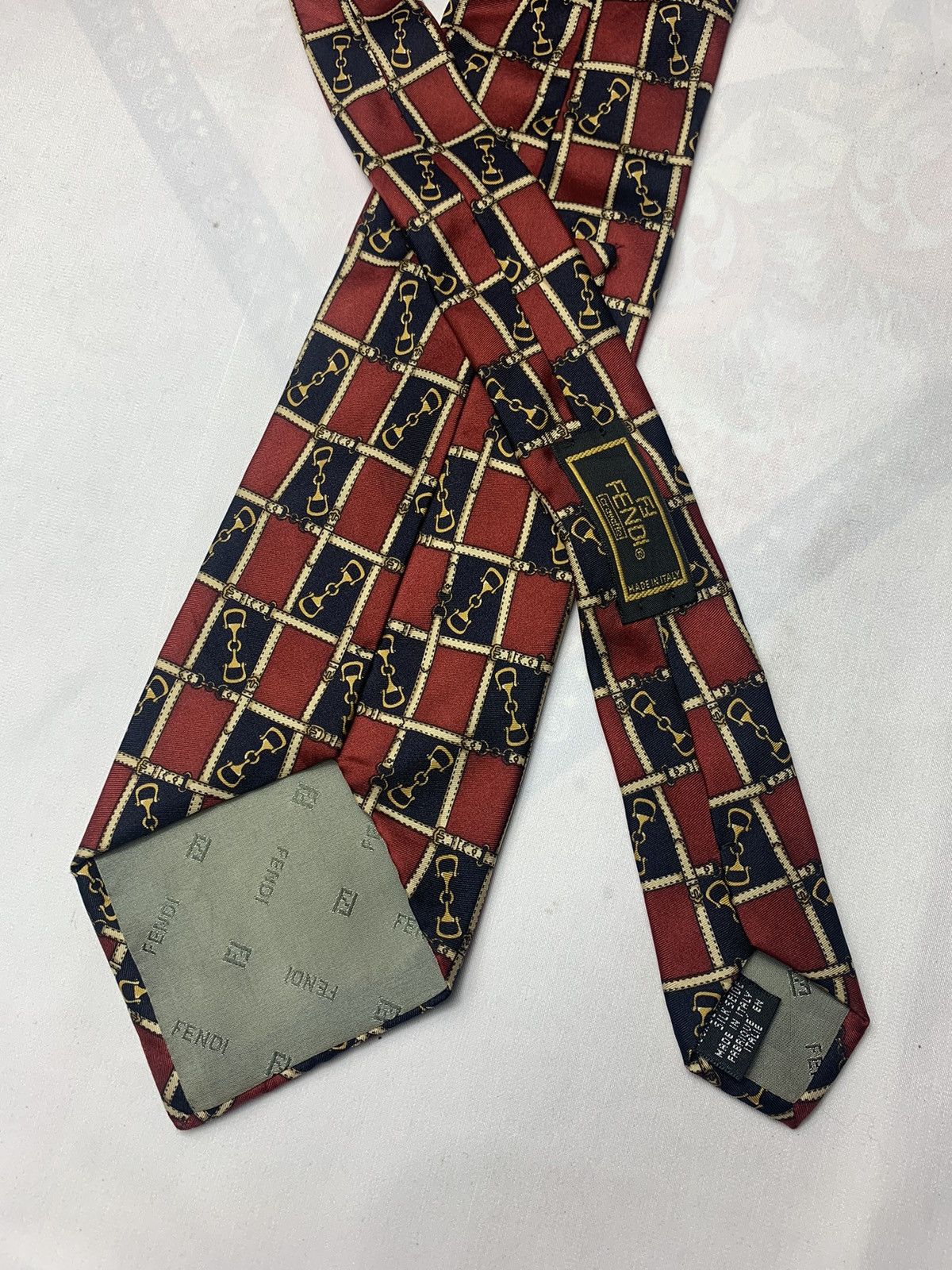 Fendi Fendi Silk Necktie / Neckwear / Accessories Size ONE SIZE - 4 Thumbnail